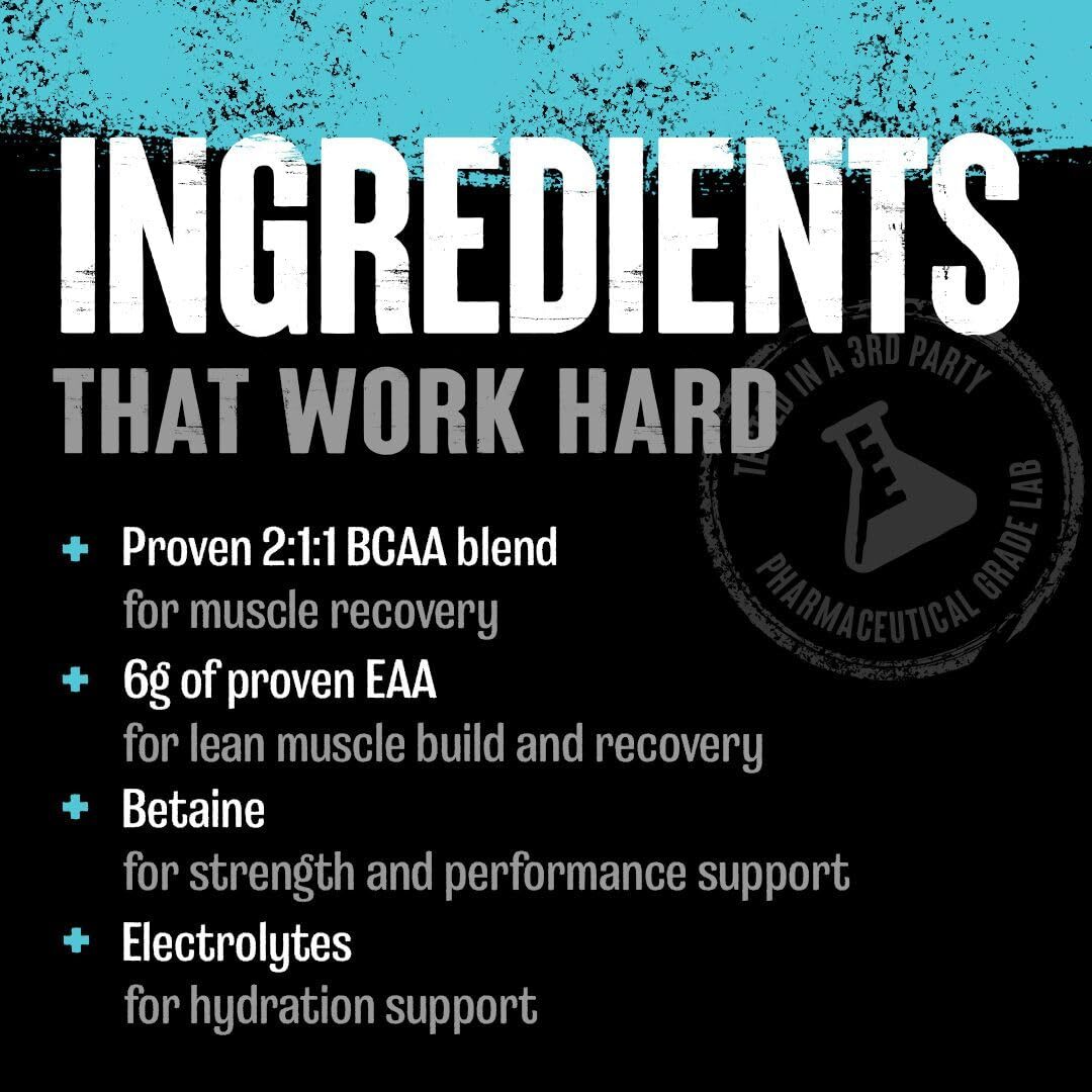 Animal Juiced Aminos 30 Servings BCAA EAA Recovery Powder Orange Flavor
