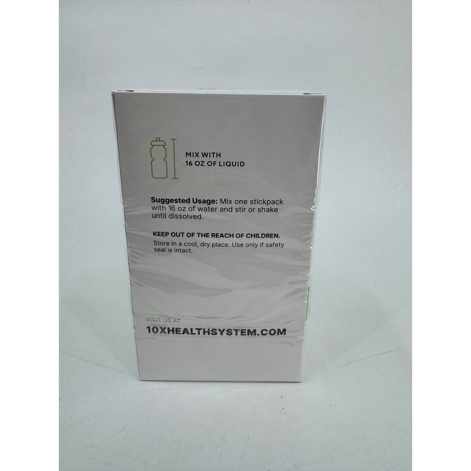 10X Health System Electrolytes Lemon Lime Drink Mix 30 Stickpacks Exp 02/27