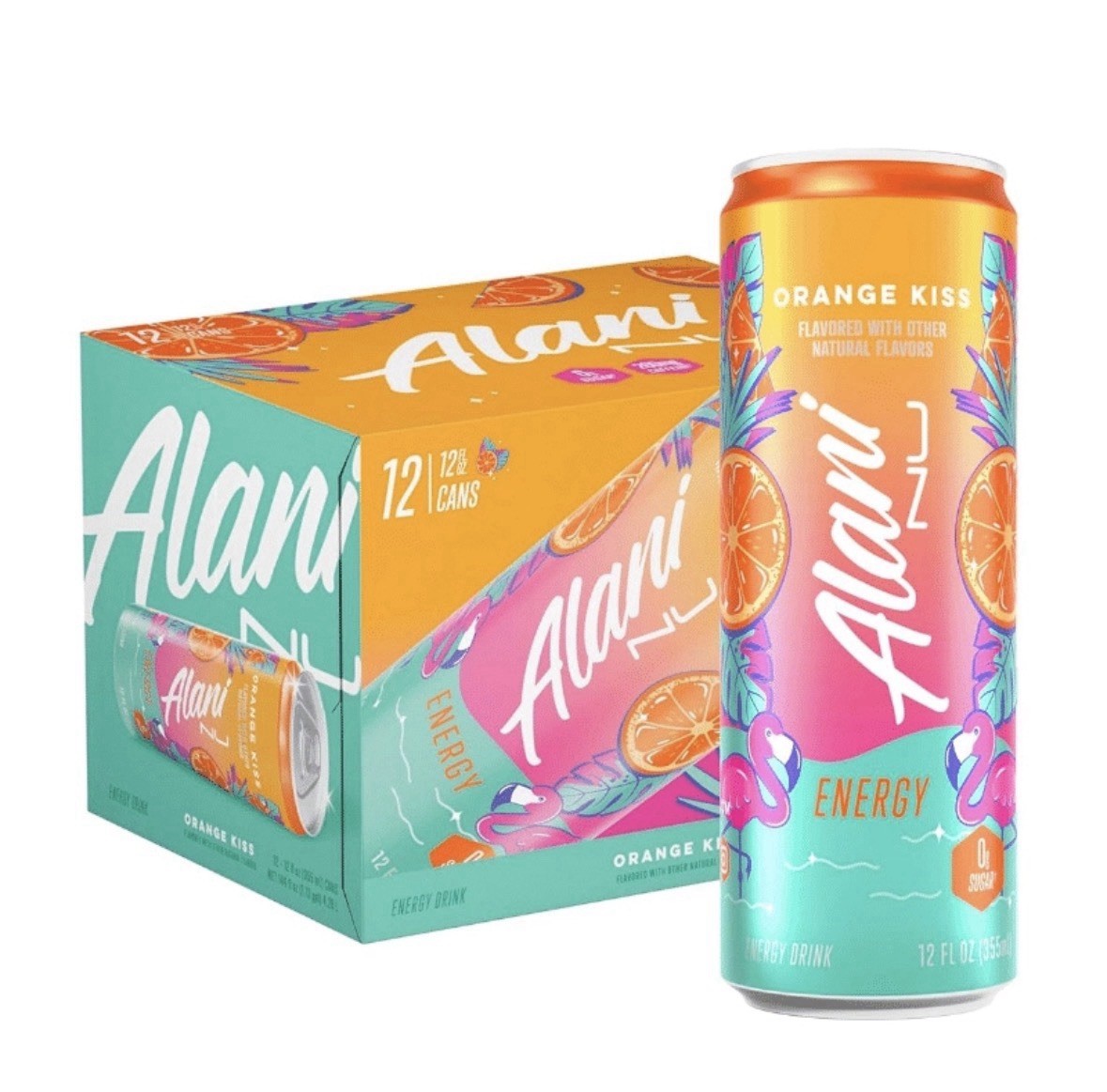 Alani Nu Energy – 4 Pk – 12 oz – Orange Kiss