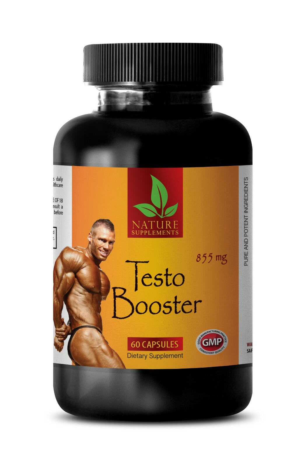 TESTO BOOSTER Bodybuilding Supplements Testosterone Booster 60 Capsules 1 Bottle