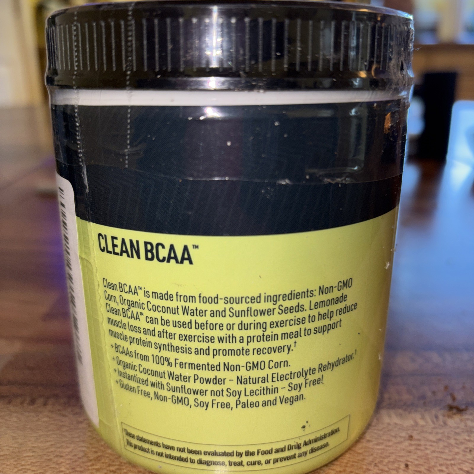 Clean BCAA 2:1:1 Food Sourced BCAAs Powder & Coconut Water Electrolytes Lemonade