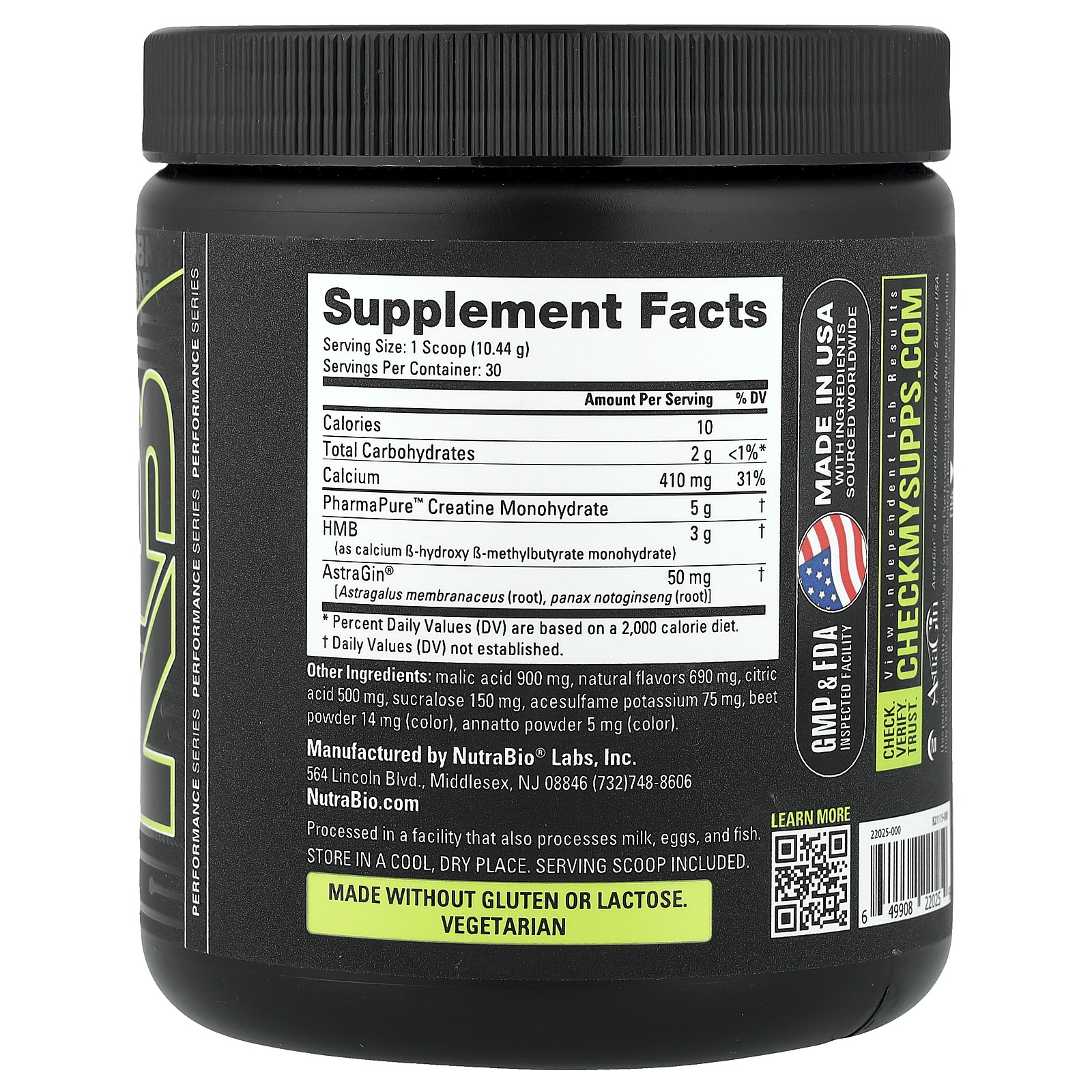 Creatine + HMB, Paradise Punch, 11.4 oz (313 g)