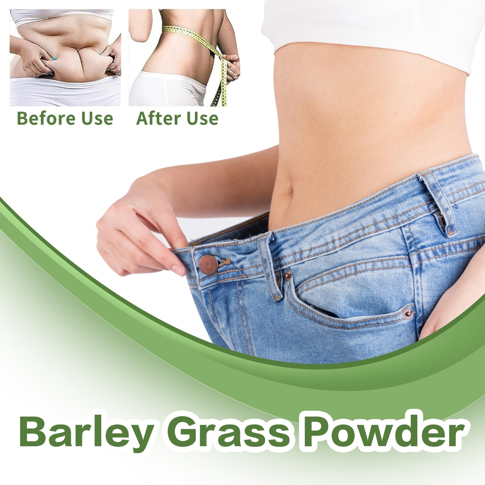Barley Grass Juice Powder ，Rich in Chlorophyll & Natural 8 Ounce (Pack of 1)