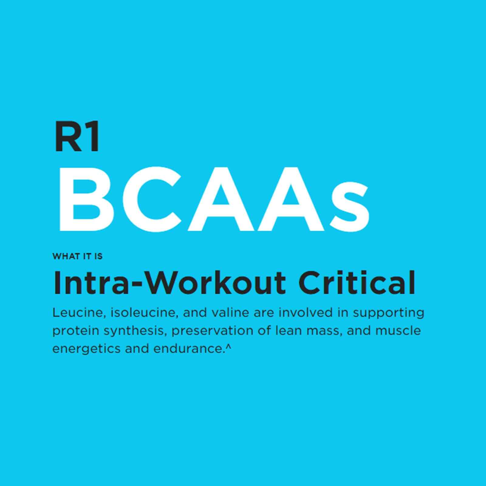 RULE 1 BCAA 60 serv Orange Burst Branched Chain Amino Acids 444g