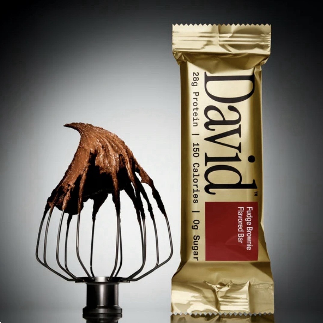 David Gold Fudge Brownie Protein Bar 28g Protein 150 Cal 0g Sugar Gluten Free