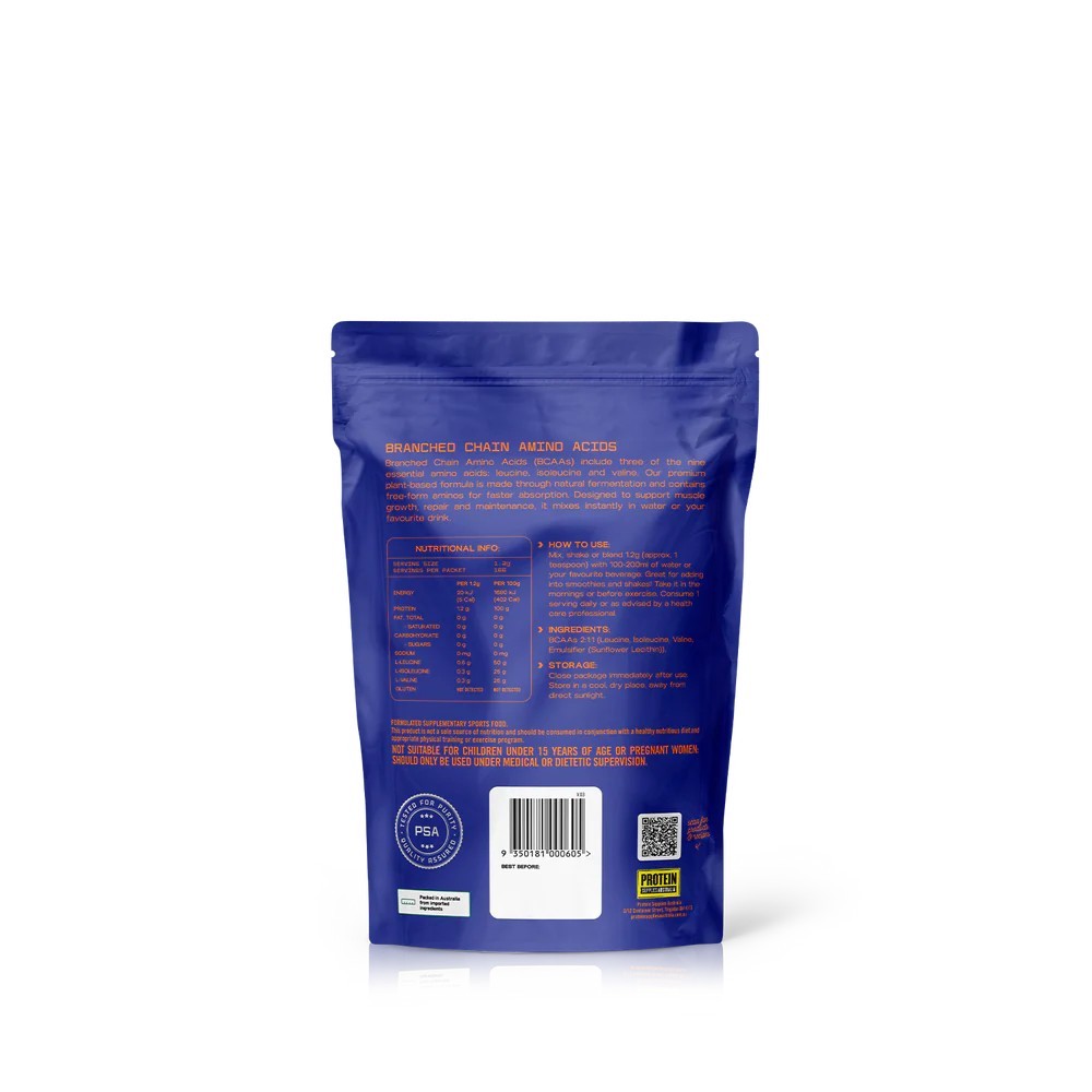 New Protein Supplies Australia BCAA Pure 200g