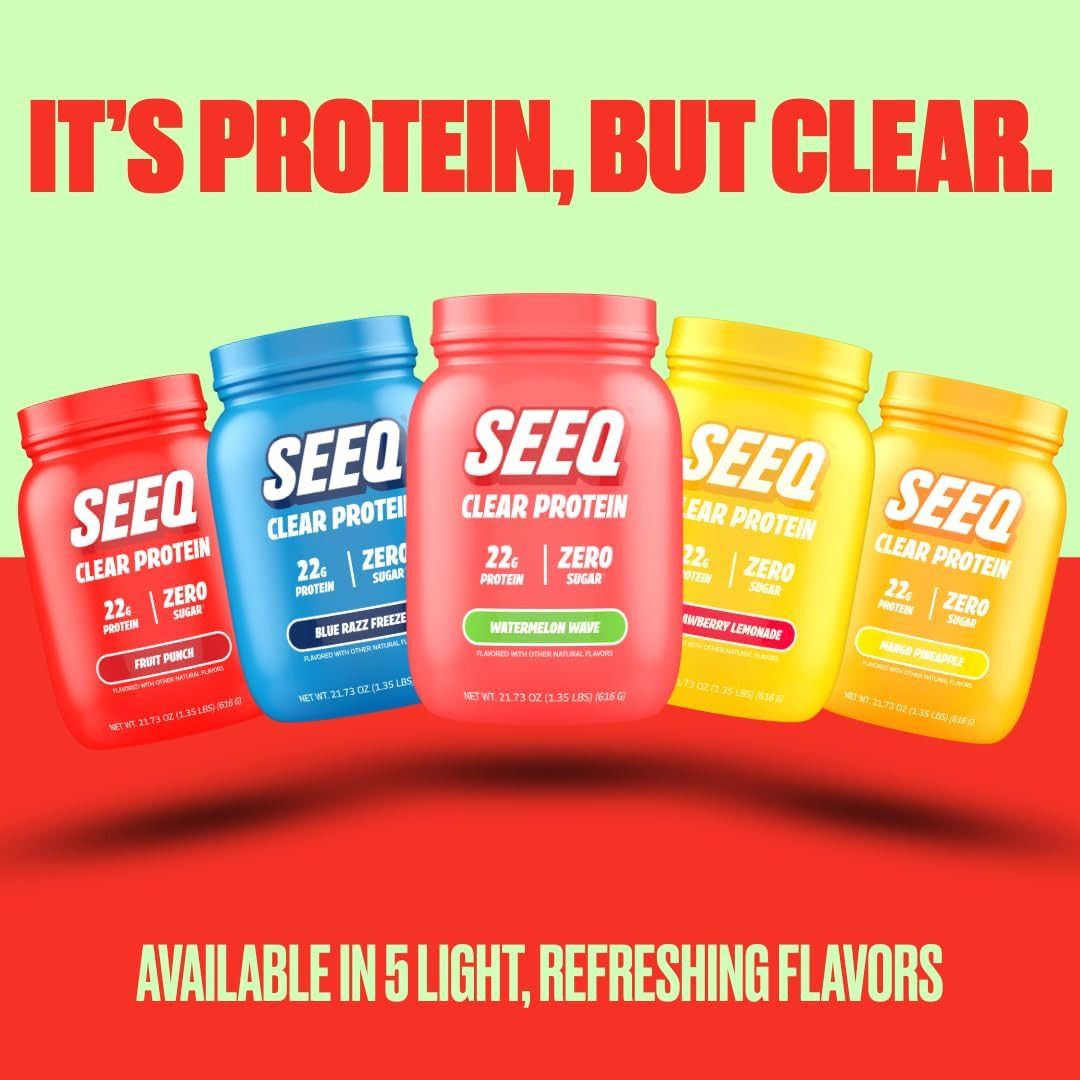 Clear Protein Powder – Watermelon Wave – 22 Servings – 22G Clear Whey Protein Is