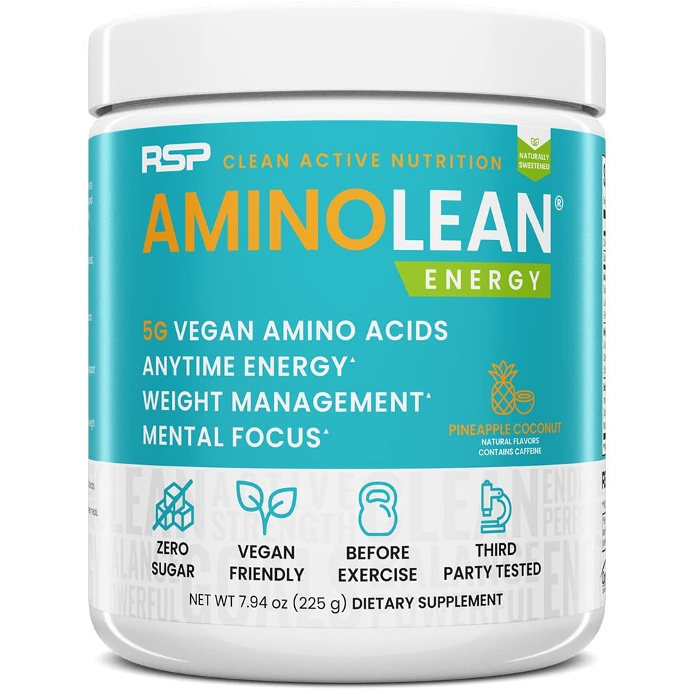Natural Pre Workout Powder with Vegan BCAA & EAA | Jitter-Free Energy Boost for