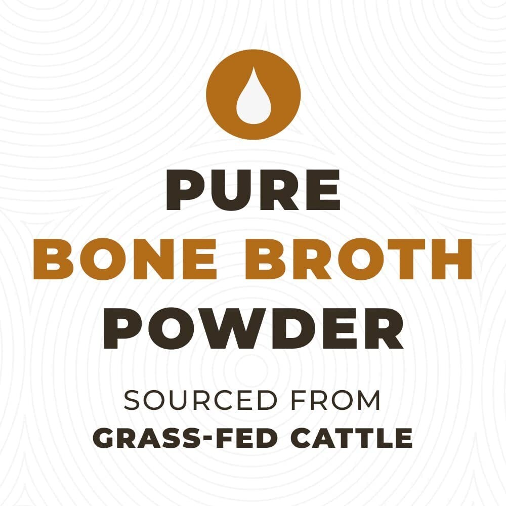 Left Coast Beef Bone Broth Powder for Dogs and Cats | Grass-fed Bone Broth, 8oz