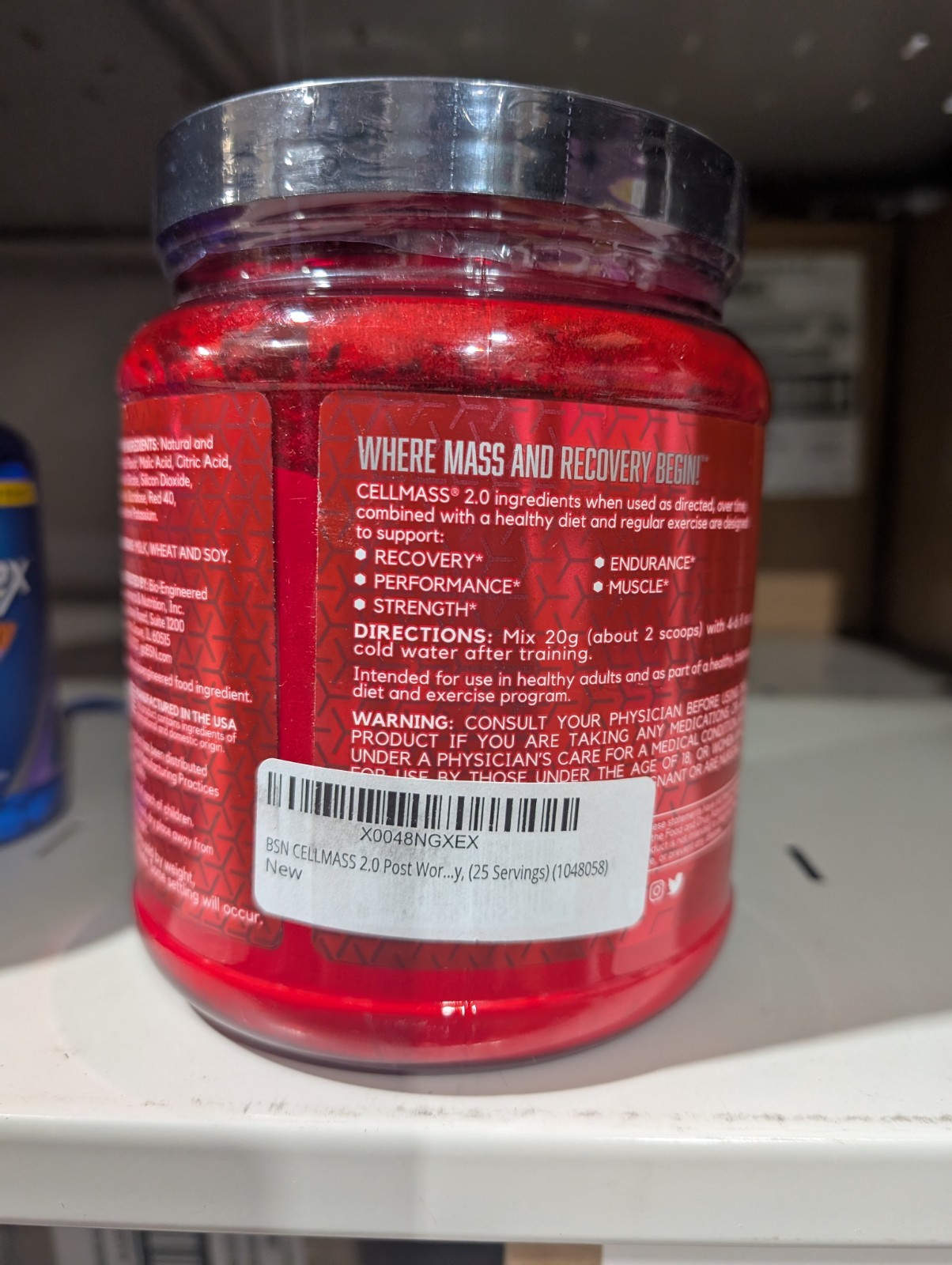 BSN Cell Mass 1.09 lbs Arctic Berry Free Shipping