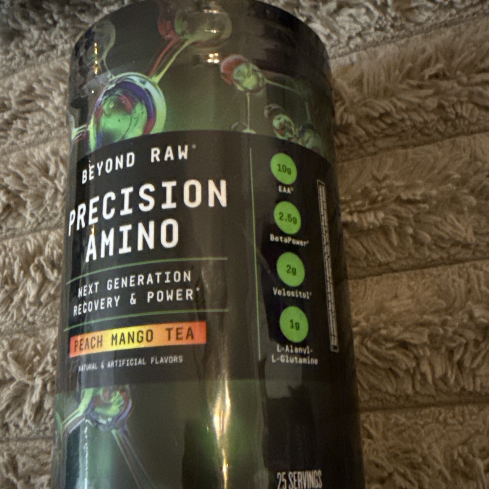 Beyond Raw Precision Amino 25 Servings BCAAs EAAs Muscle Recovery Flavors