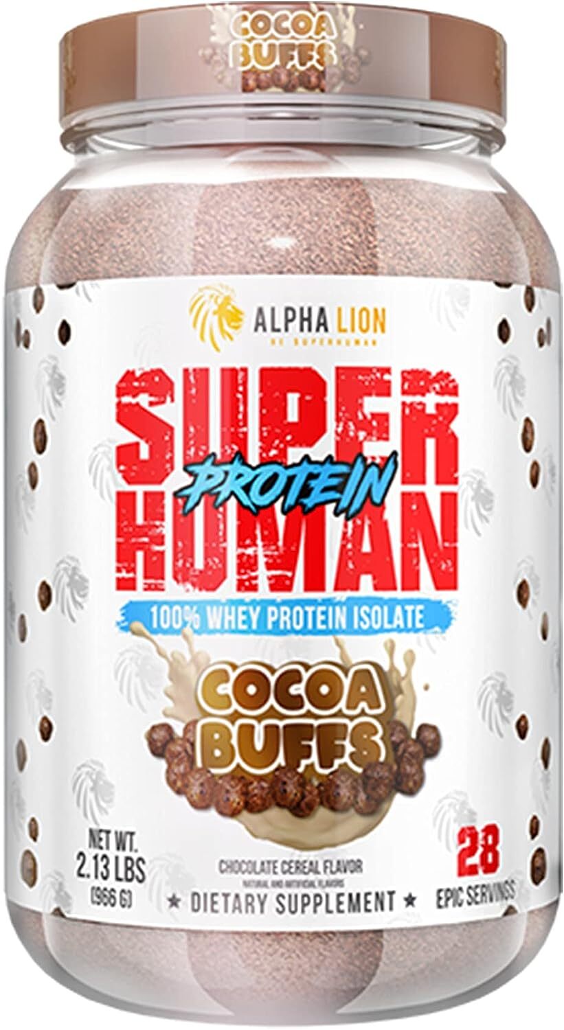 Alpha Lion Superhuman Protein 100% Premium Whey Isolate 28 Servings 5 Flavors