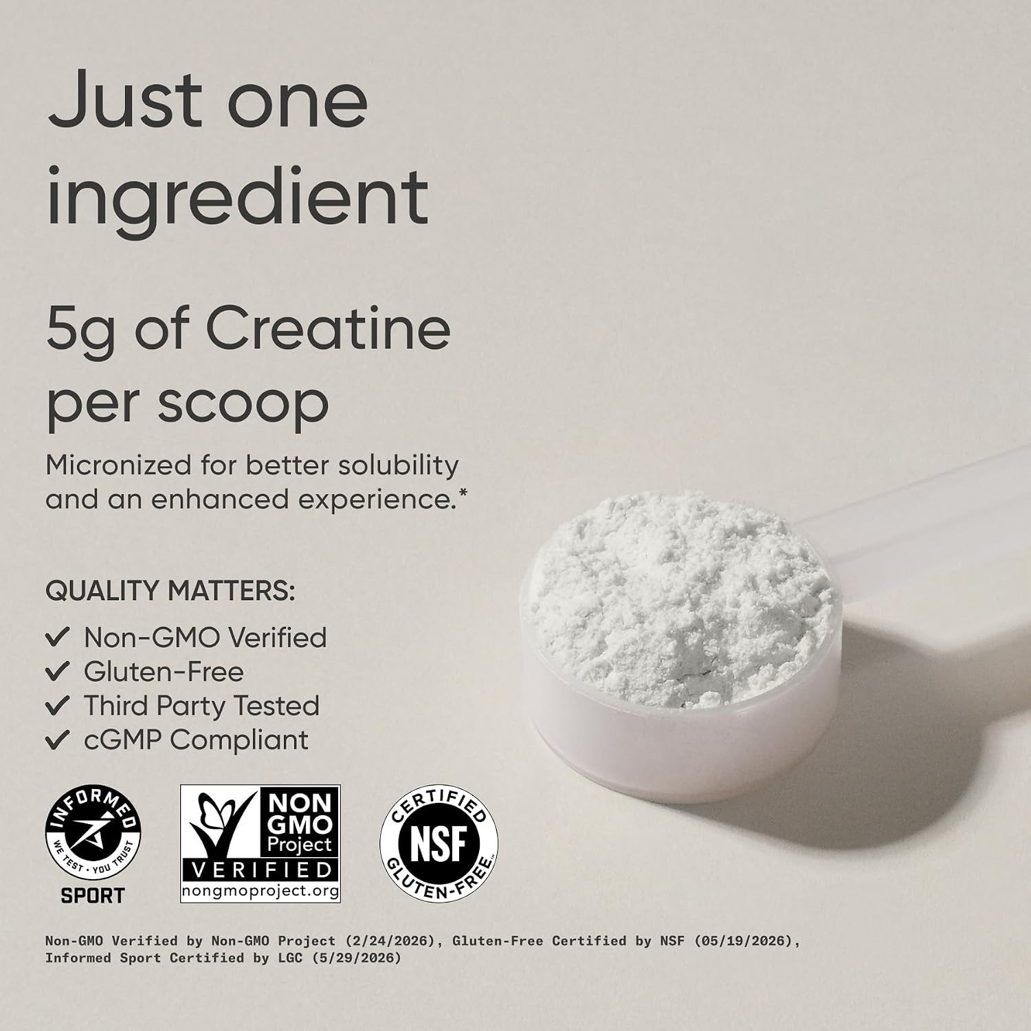 Sports Research® Creatine Monohydrate Powder 5G, Blue Raspberry (14.18Oz) | Gain