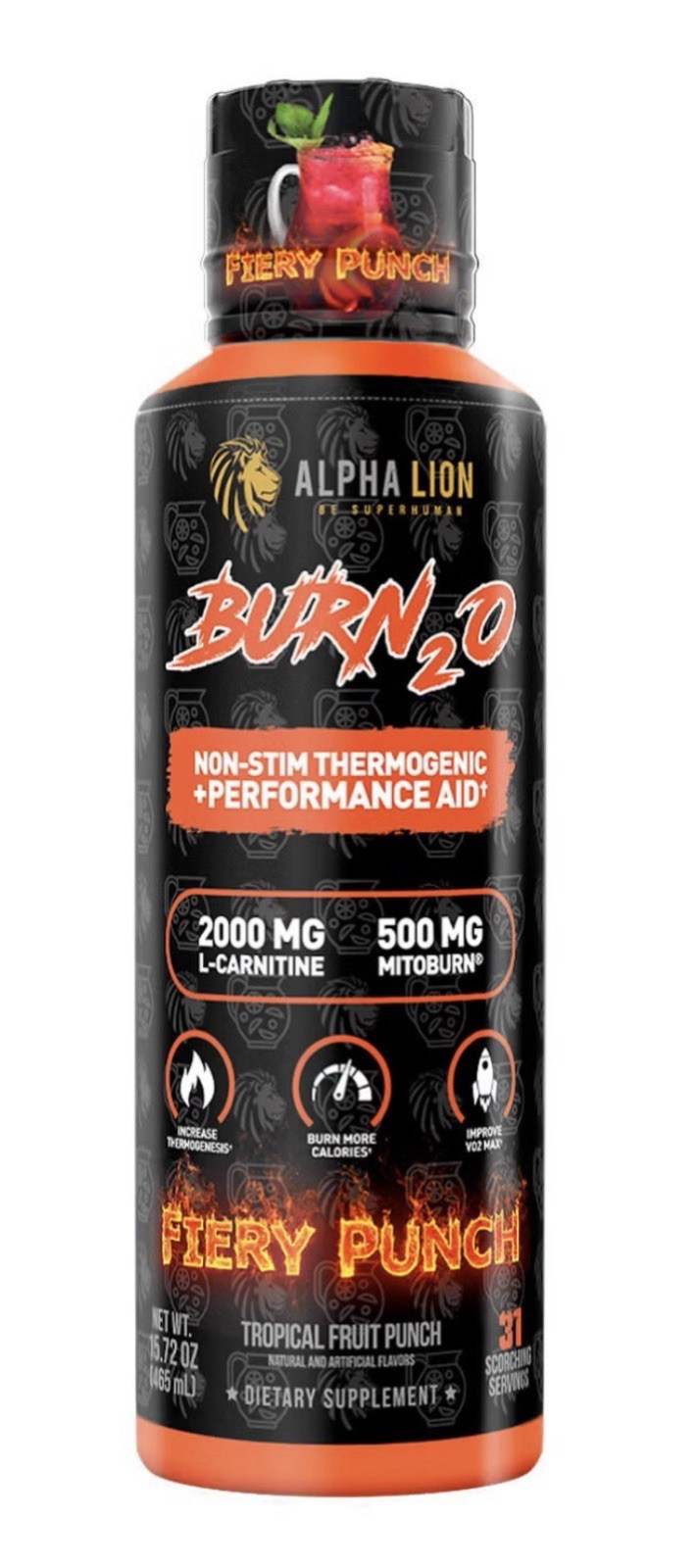 Alpha Lion Burn 2O SHRED BERRY 🔥 SHIPS FREE