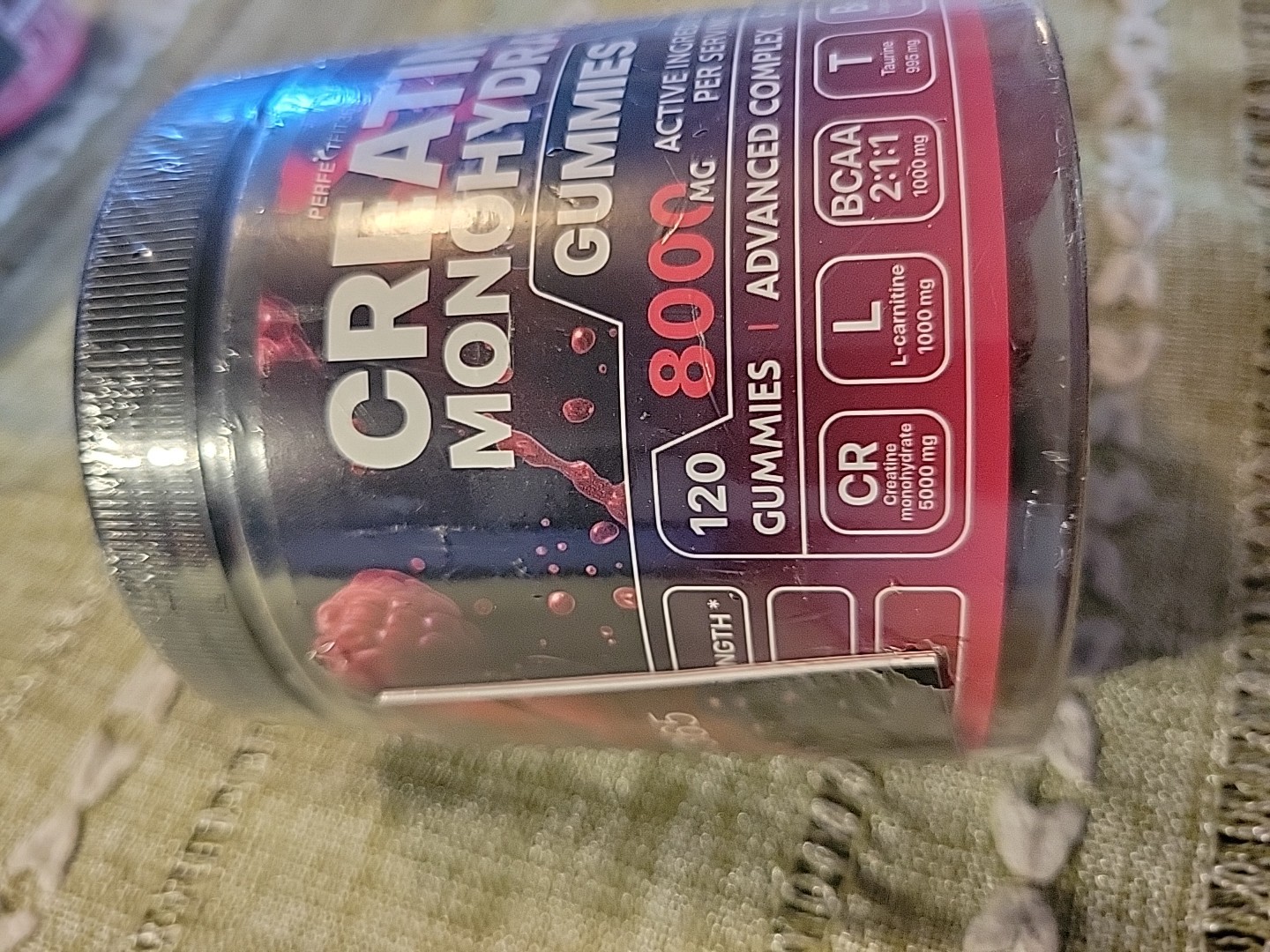 9 x PerfectFit365 Creatine Monohydrate Gummies 8000 MG. Sugar Free