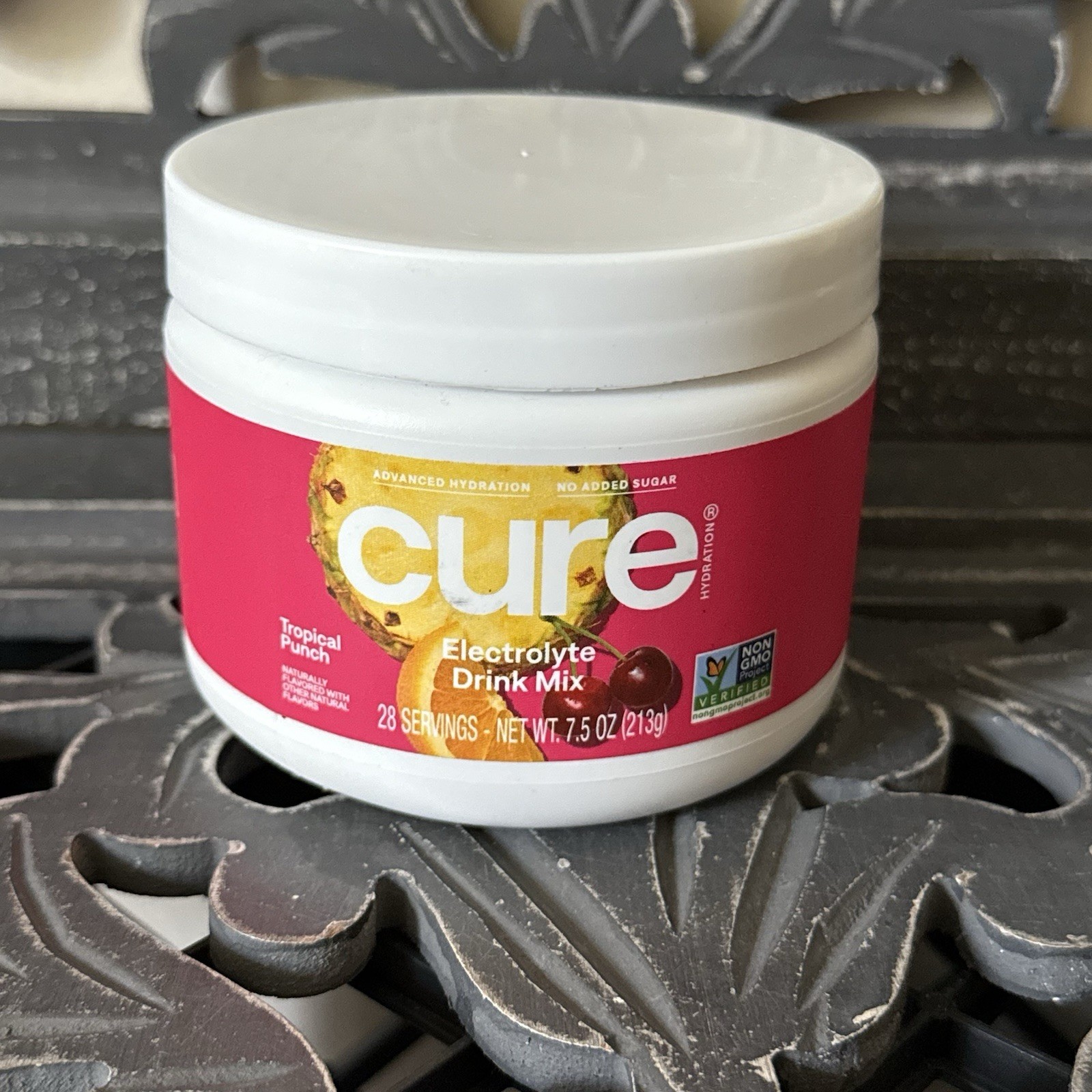 Cure Hydration Tropical Punch Electrolyte Drink Mix 28 Servings Exp. 05/2027