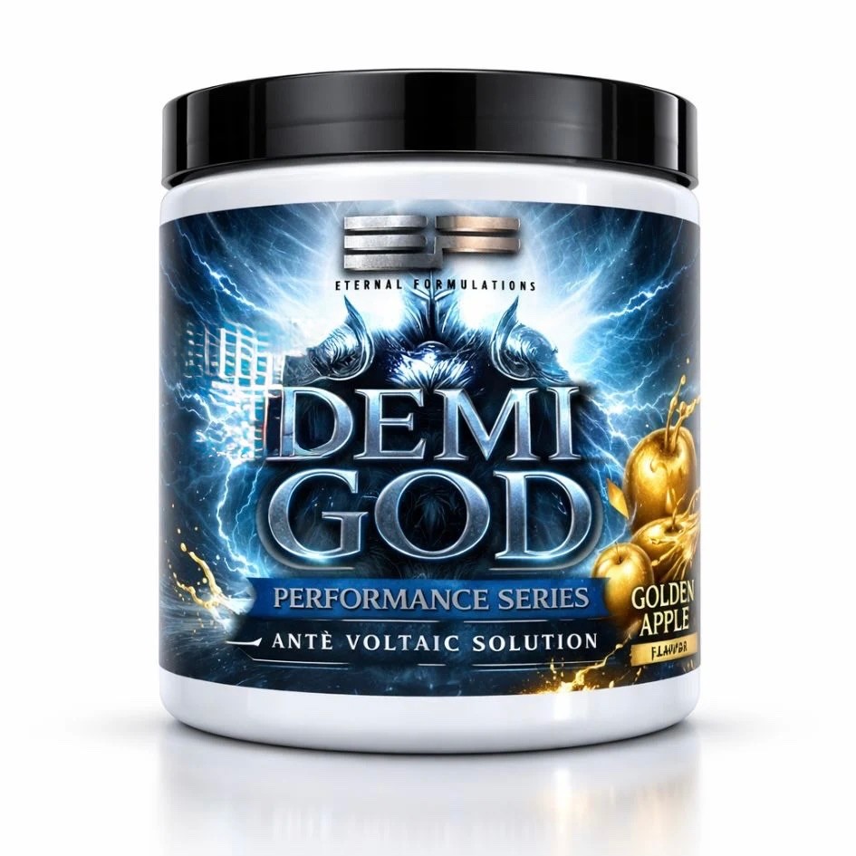 Eternal Formulations -Demi God- High Stim Pre Workout 2 Flavors see Description