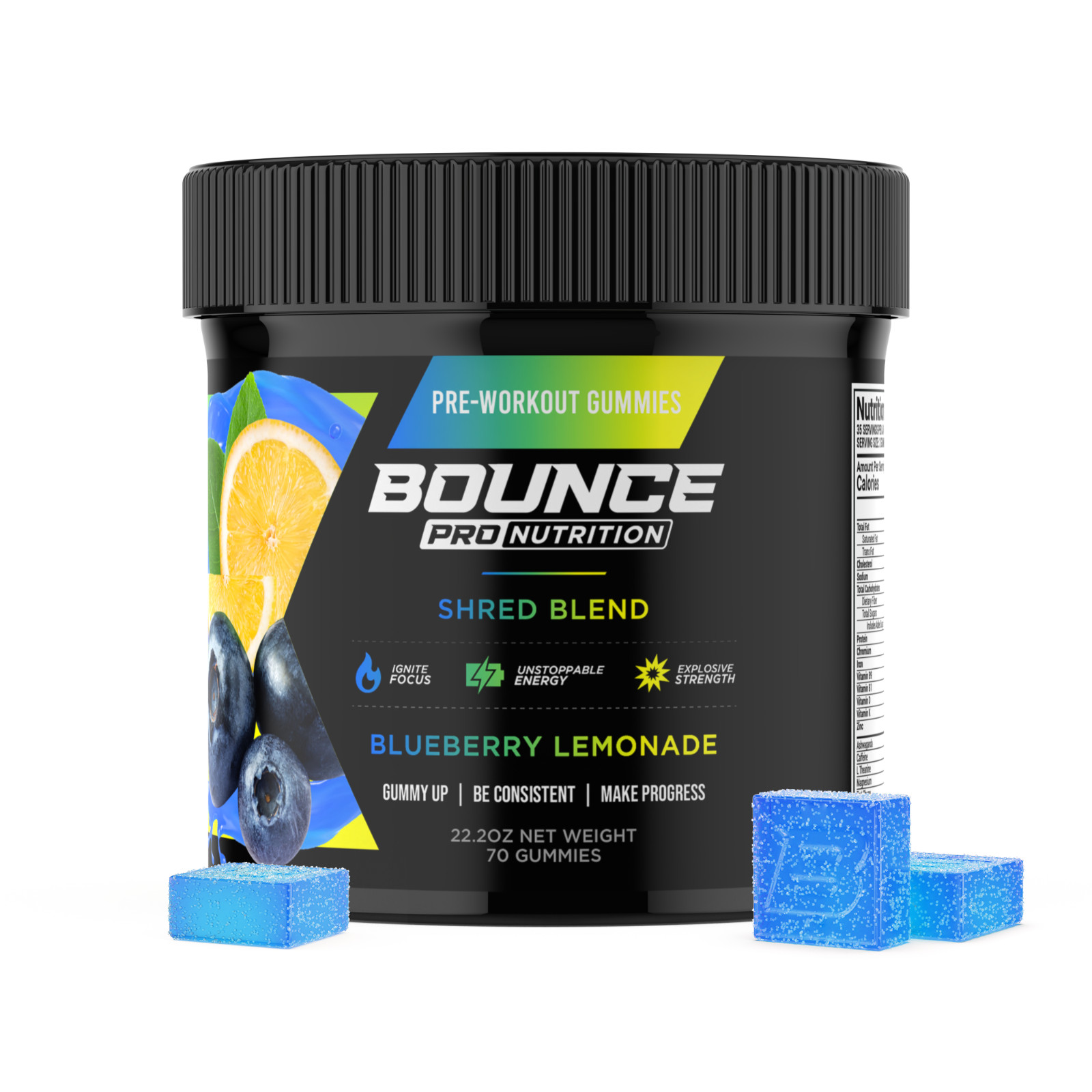 Pre-Workout Gummies – Shred Blend