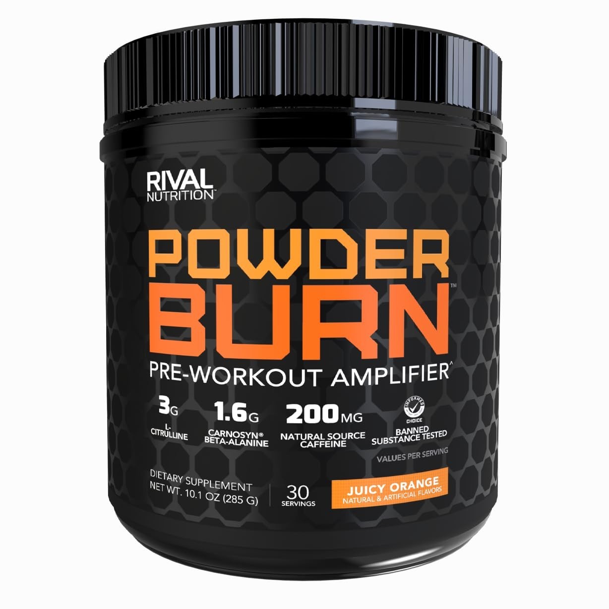 Juicy Orange Pre-Workout Powder – 30 Servings | Energy, Intensity, Citrulline, C