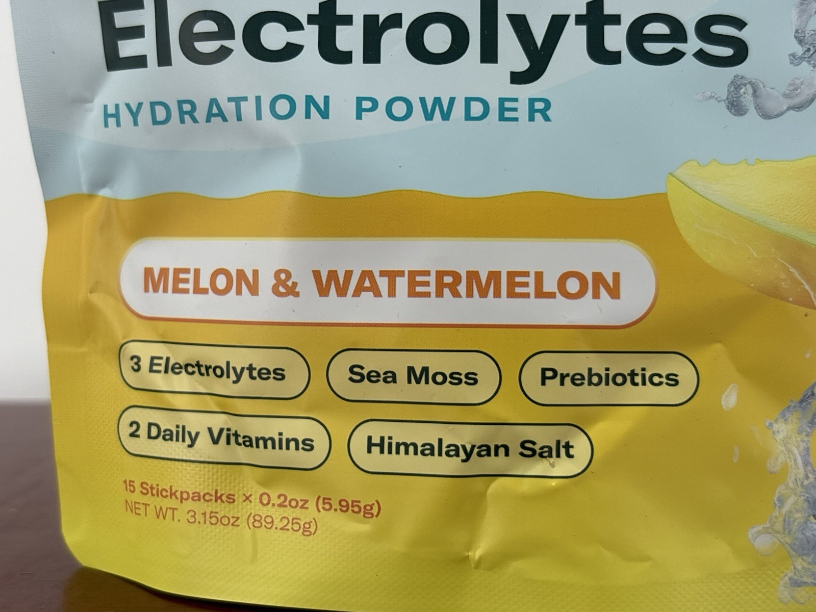 True Sea Moss Electrolytes Powder 15 Stickpacks Mango & Pineapple 0g Sugar