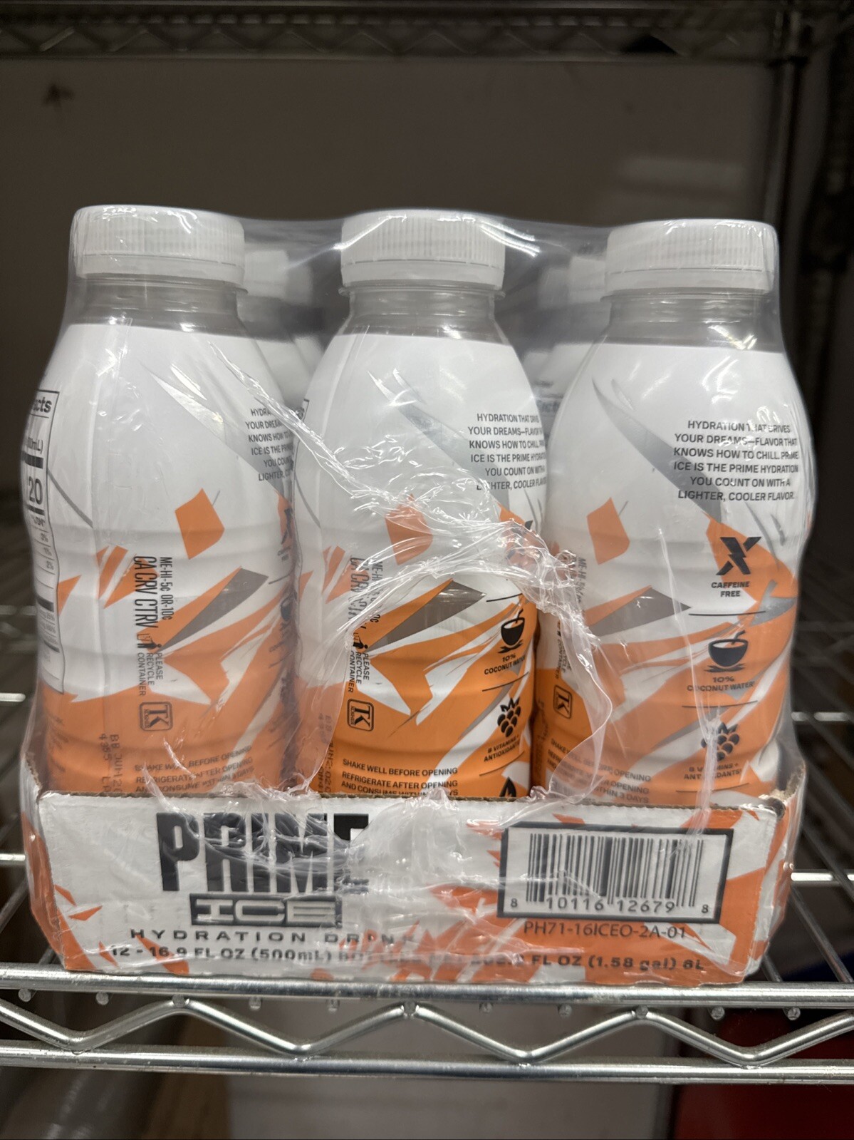 PRIME HYDRATION Drink (16.9oz) Sealed Case – Orange