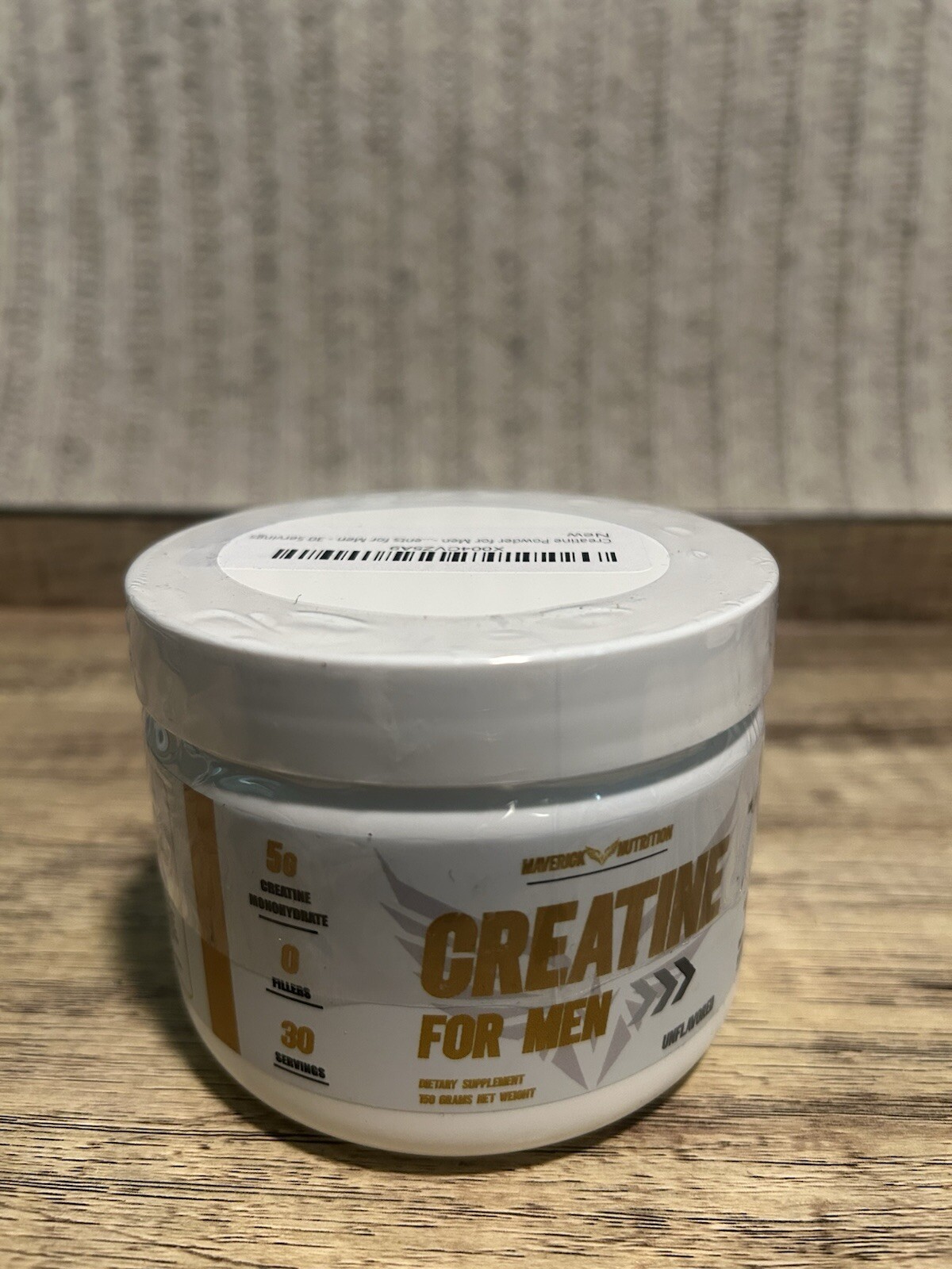 Creatine for Men Powder 30 Servings Maverick Nutrition Monohydrate