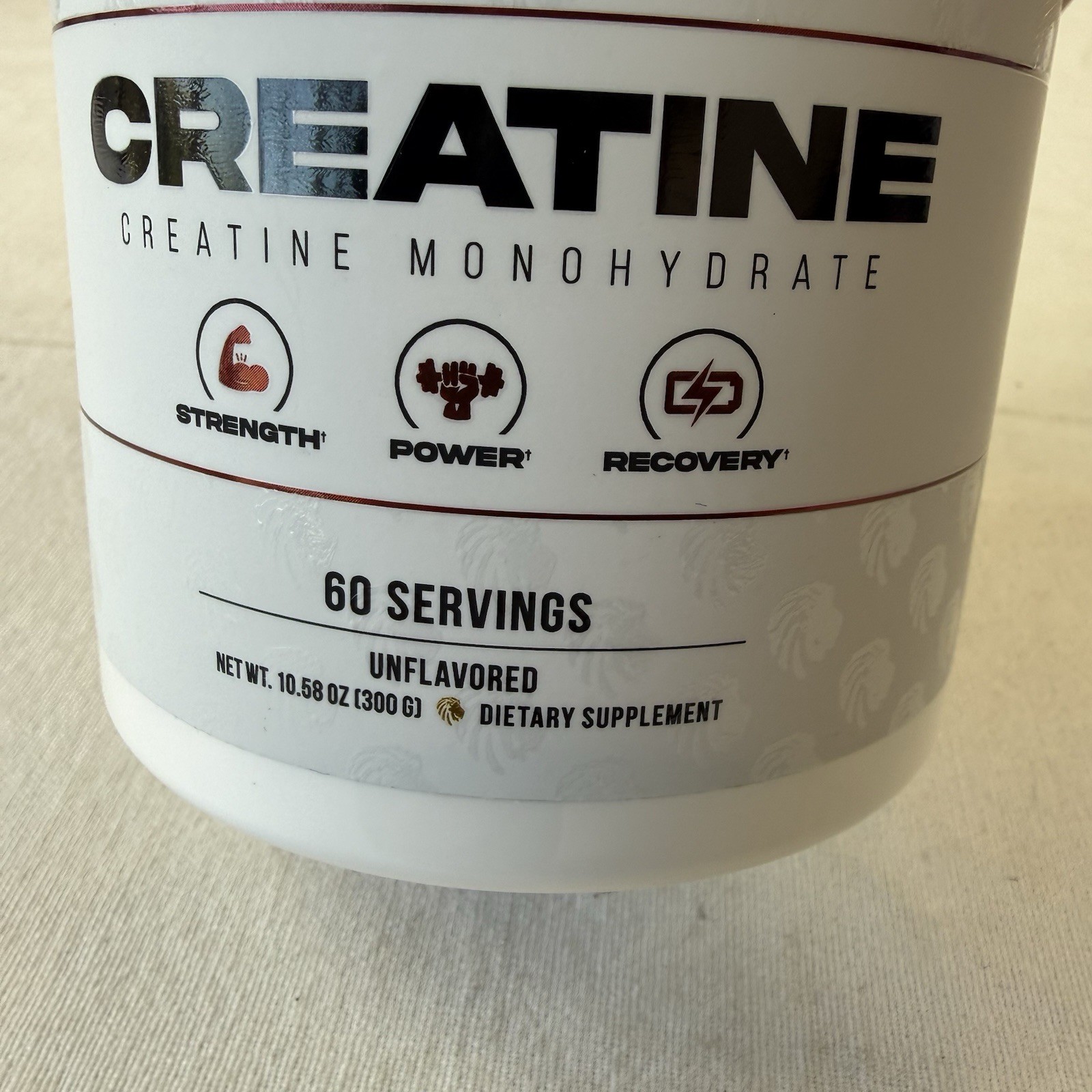 Alpha Lion Creatine Monohydrate Powder 60 Servings Unflavored 5000mg power