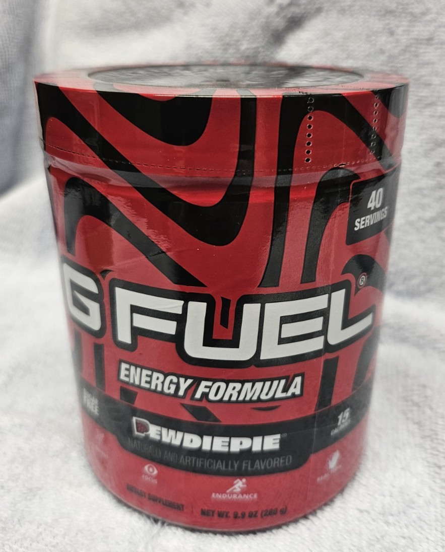 GFUEL – *NEW* Rare Limited Edition Pewdiepie Black Light Edition Single Tub