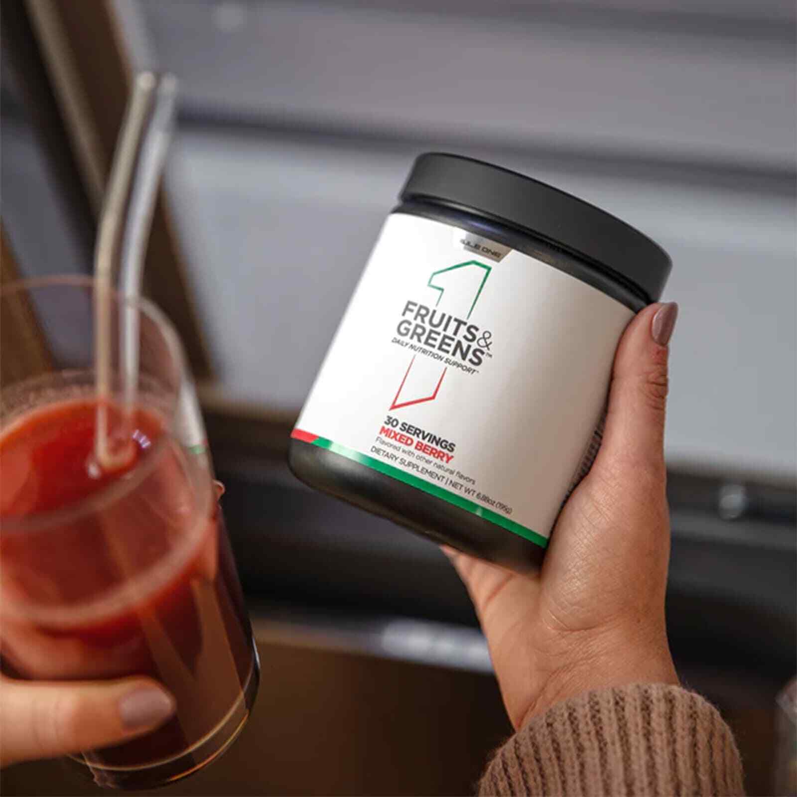 RULE 1 Fruits Greens Antioxidants 30 serv Mixed Berry 285g