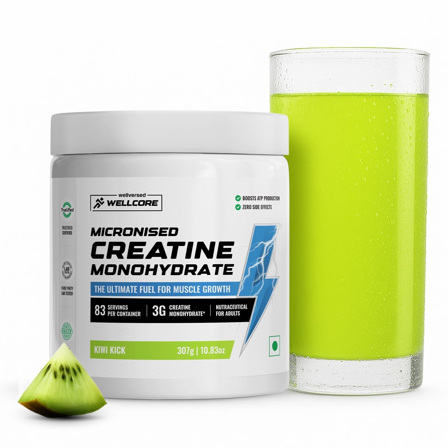 Wellcore Pure Micronised Creatine Powder For Enhanced Muscle Strength | 307gm