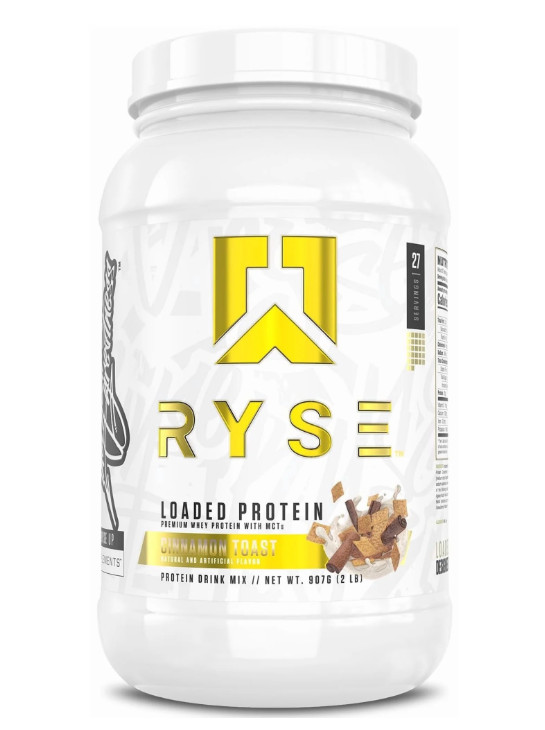RYSE Loaded Protein Powder, Cinnamon Toast, 20 Servings