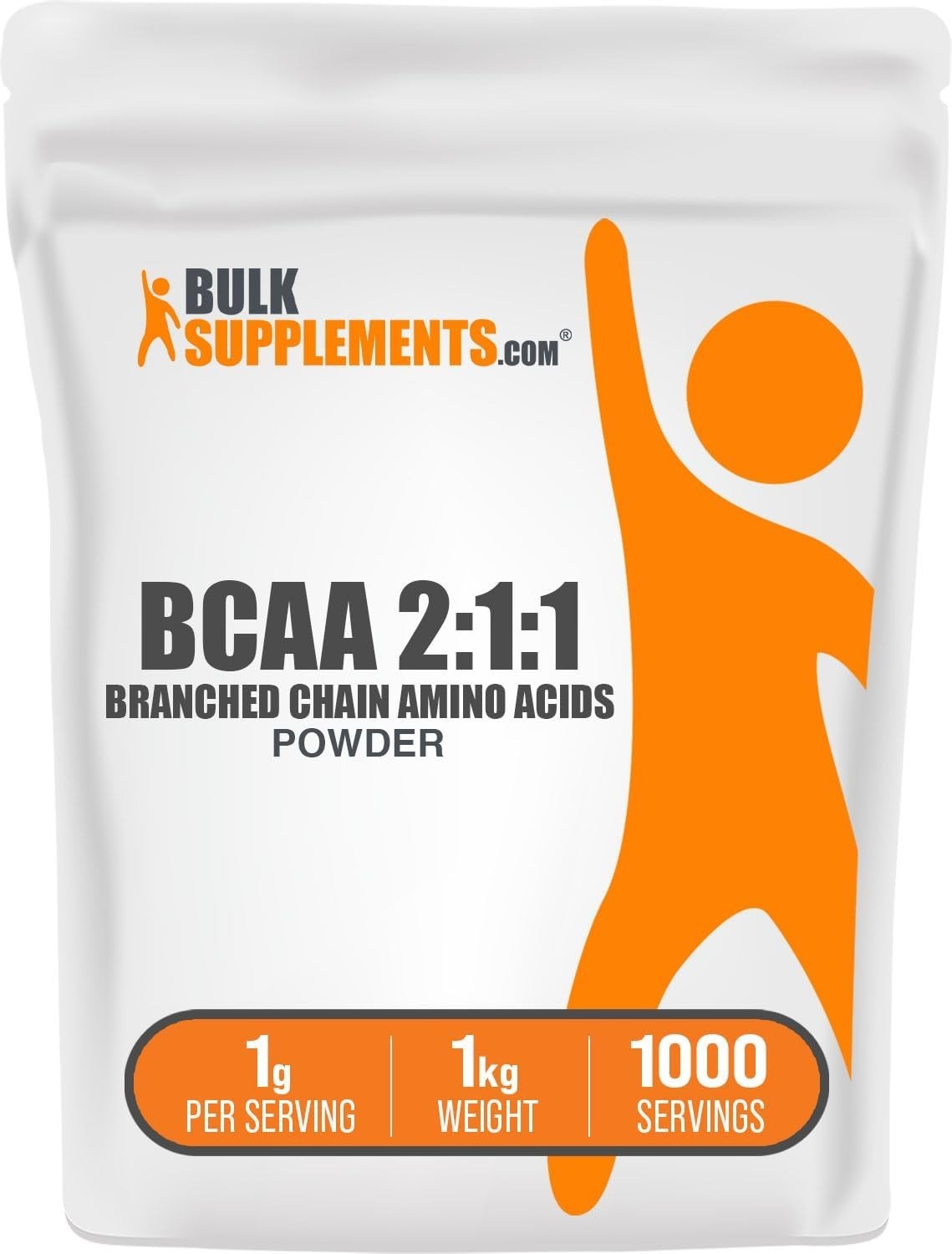 BCAA 2:1:1 Powder – Branched Chain Amino Acids, BCAAs Amino Acids Powder – Un…
