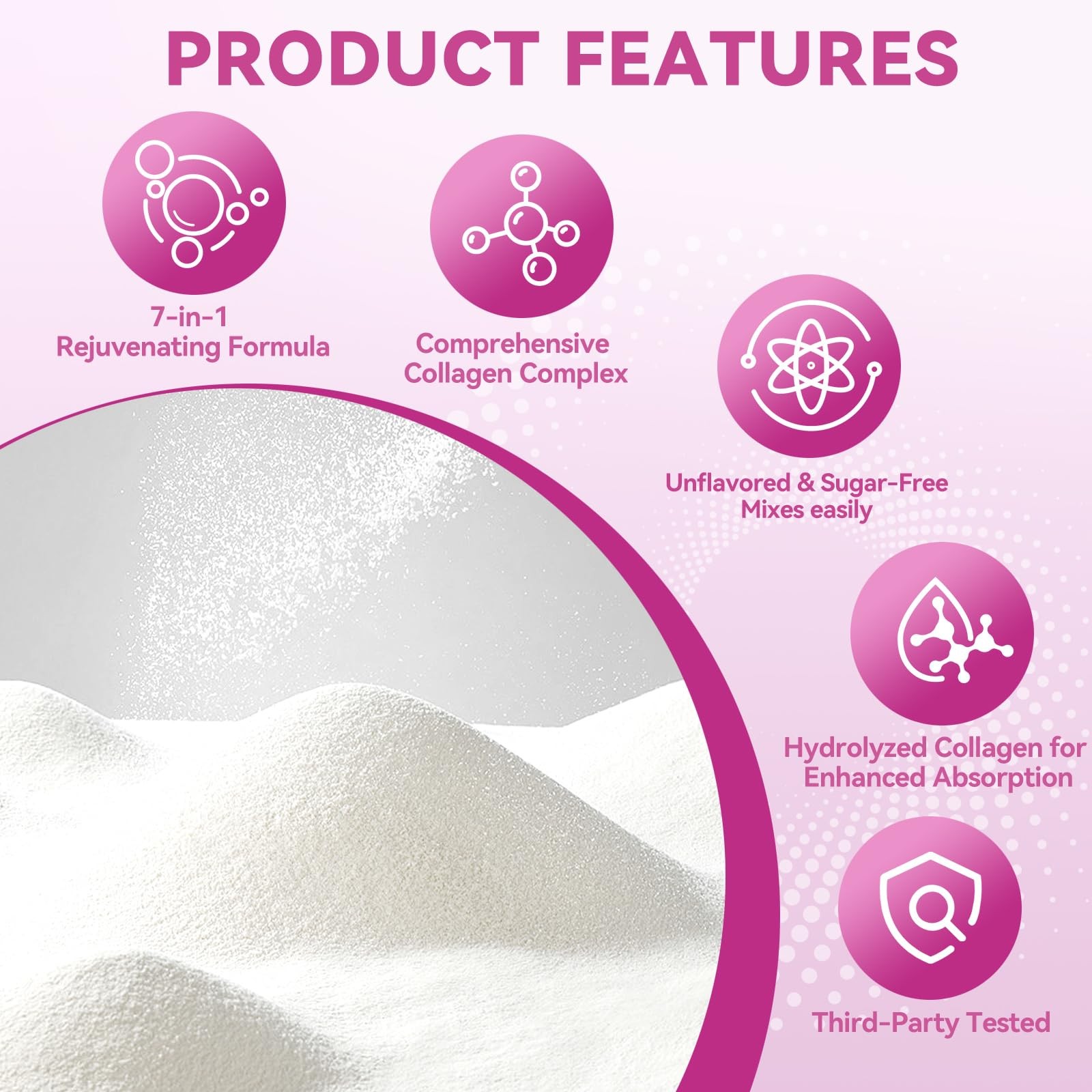Mclovefy Multi Collagen Peptides Powder, 16 Oz (41 16 Ounce (Pack of 1)