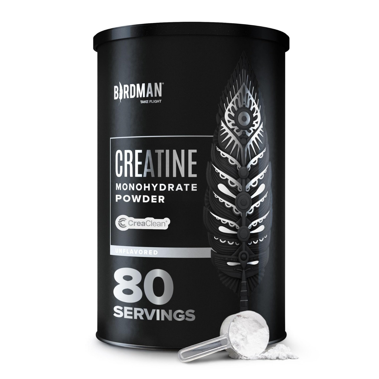 Micronized Creatine Monohydrate Powder – Vegan, Gluten Free, 80 Servings, Muscle