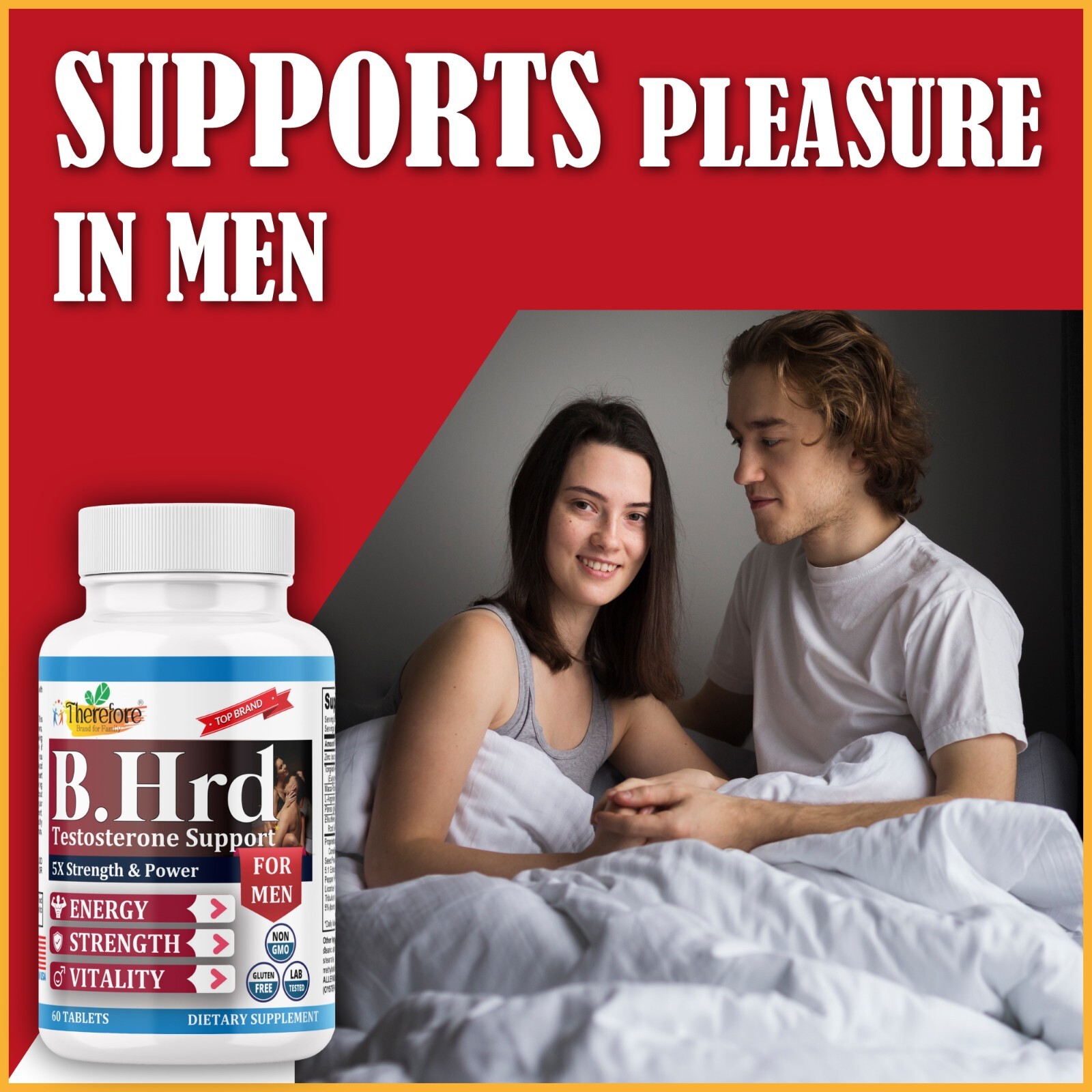 Libido & Stamina Booster Male Enhancement Formula Ultra Strength For Muscle 60
