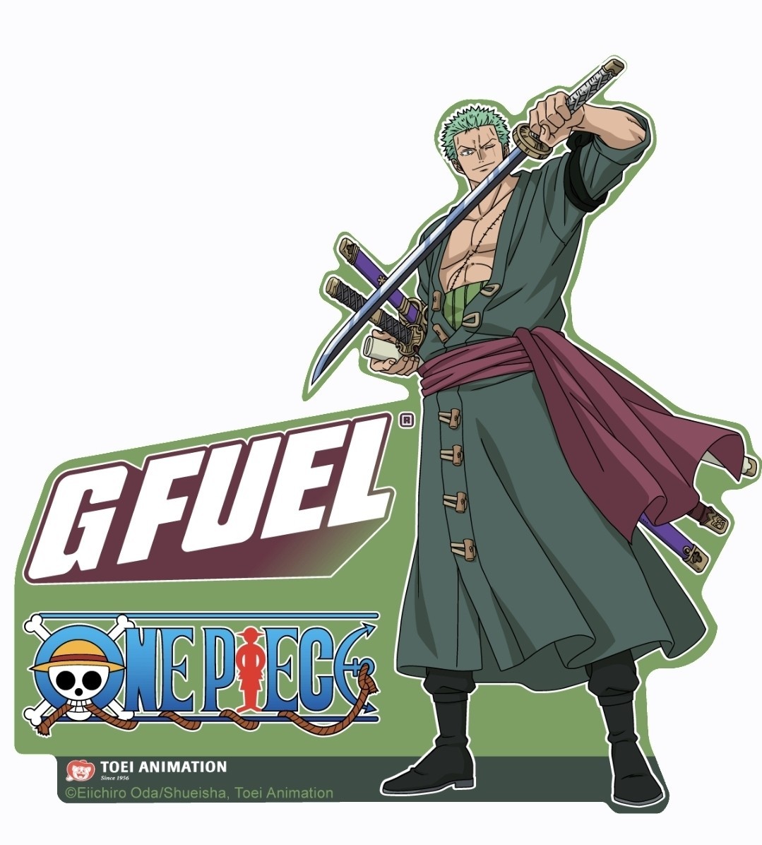 Gfuel x One Piece Zoro Ashura Collector’s Box With Shaker Cup – ENERGY NEW 2026✅