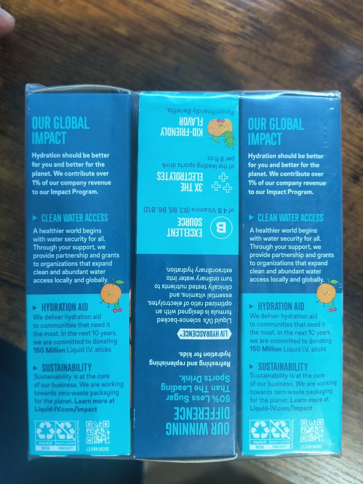 LIQUID IV Tropical Punch Kids Hydration Mix 8 Ct 0.28 OZ Lot of 3 exp 11/5/2026