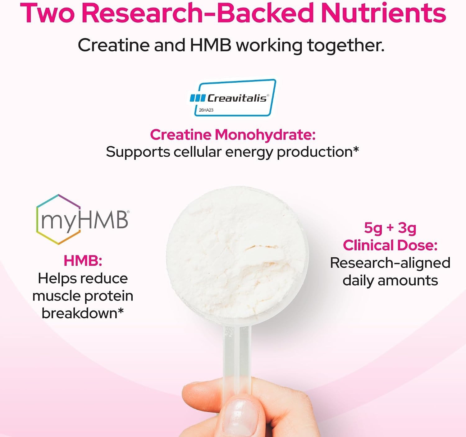 Healthy Bones co Creatine HMB powder New 3/28 unflaored 30 servings