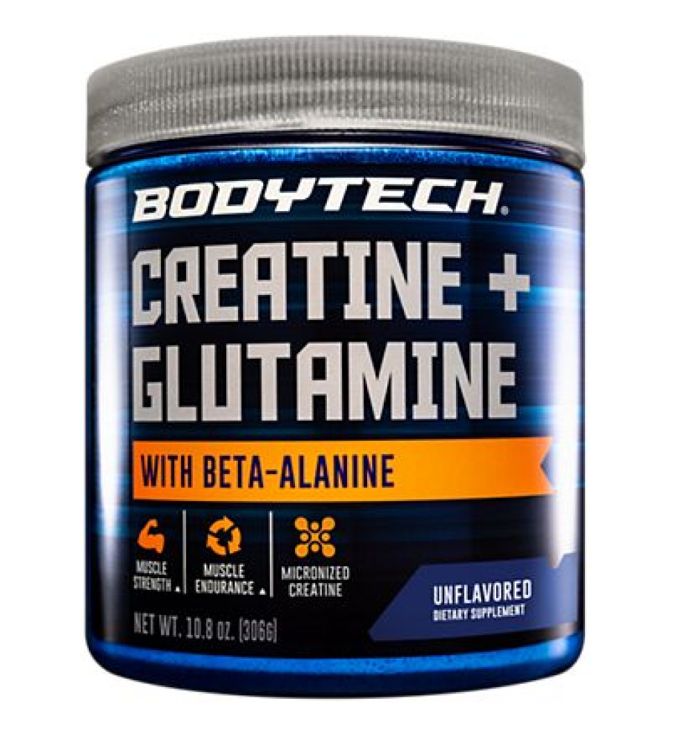 Creatine + Glutamine w/ Beta-Alanine Powder – Unflavored (10.8 oz./30 Servings)