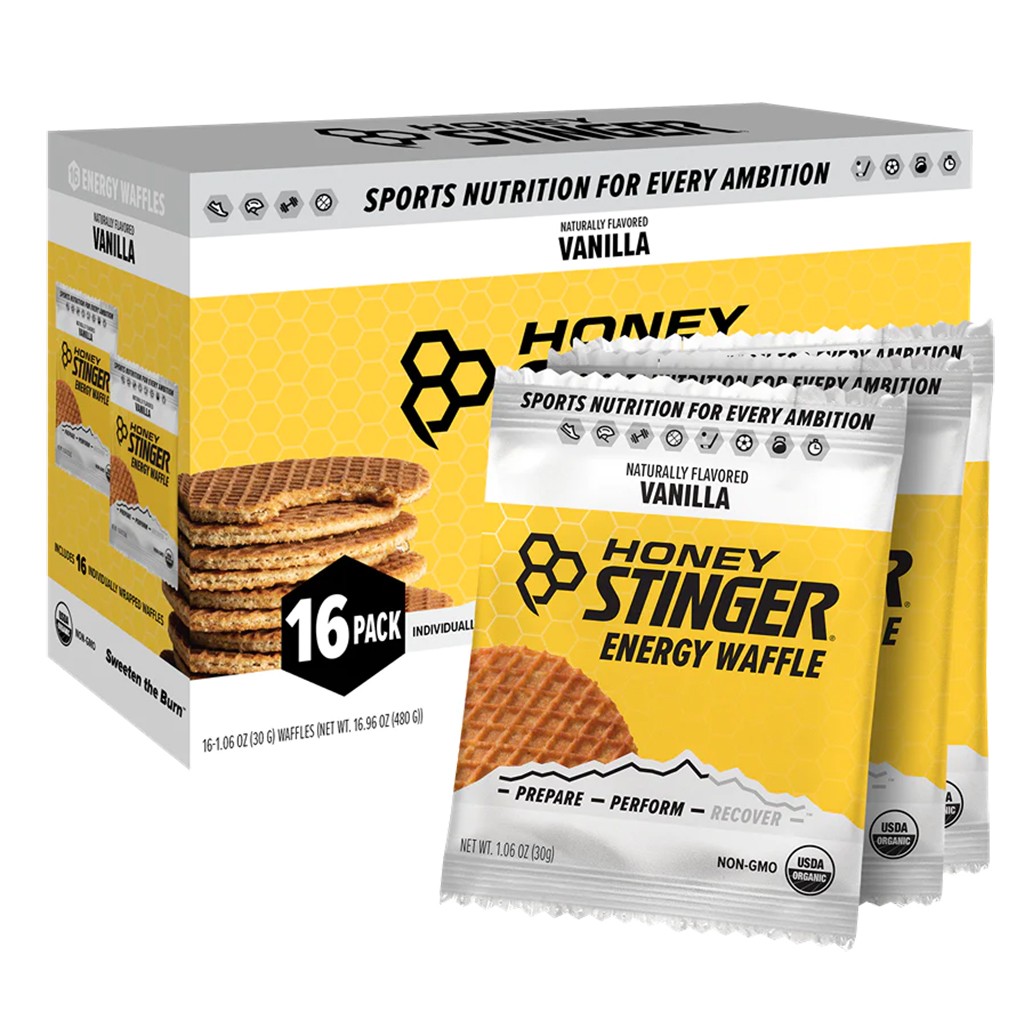 Honey Stinger Organic Waffle – Vanilla, Box of 12