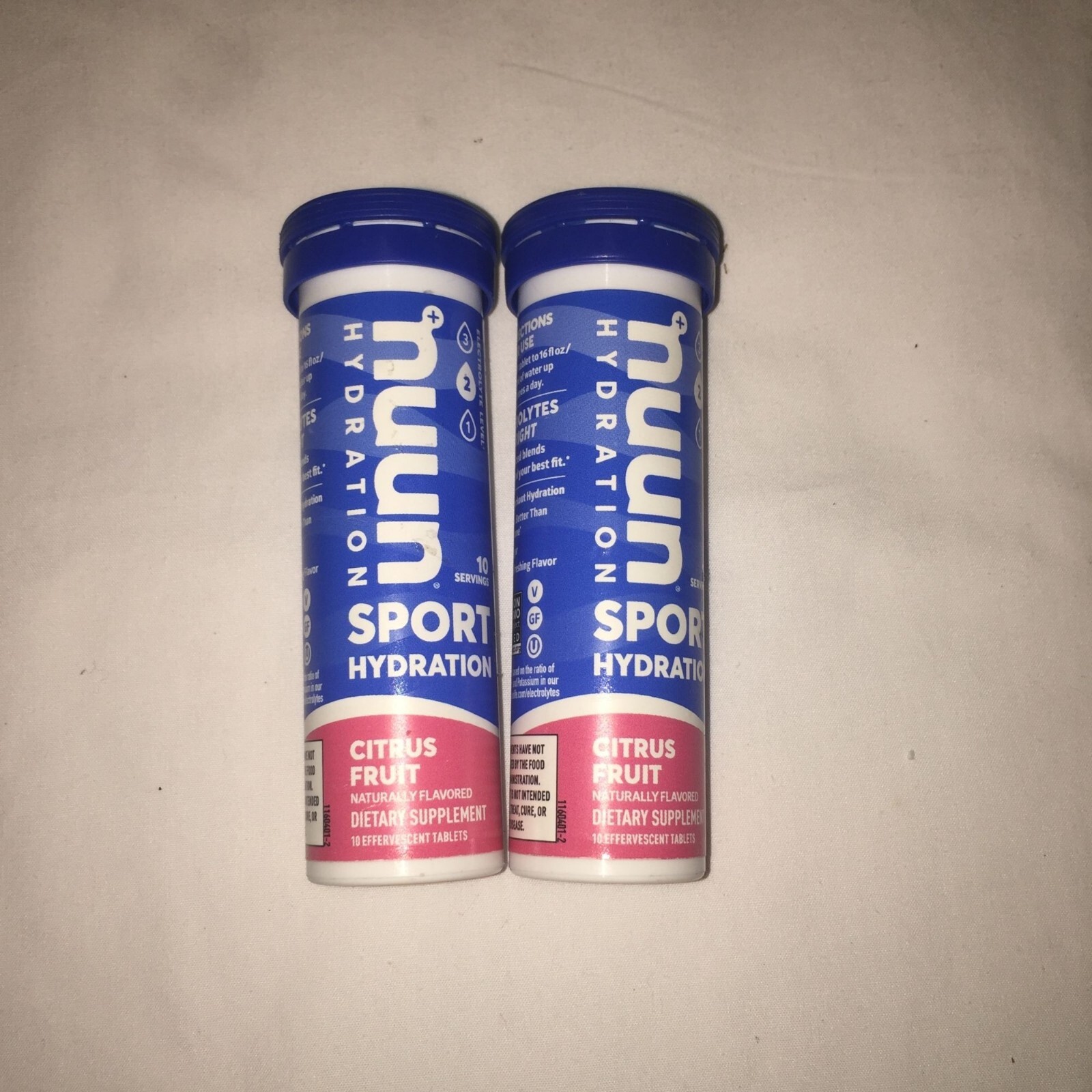 Nuun Sport Hydration Tablets – Citrus Fruit, Fruit Punch & Lemon Lime Flavors –