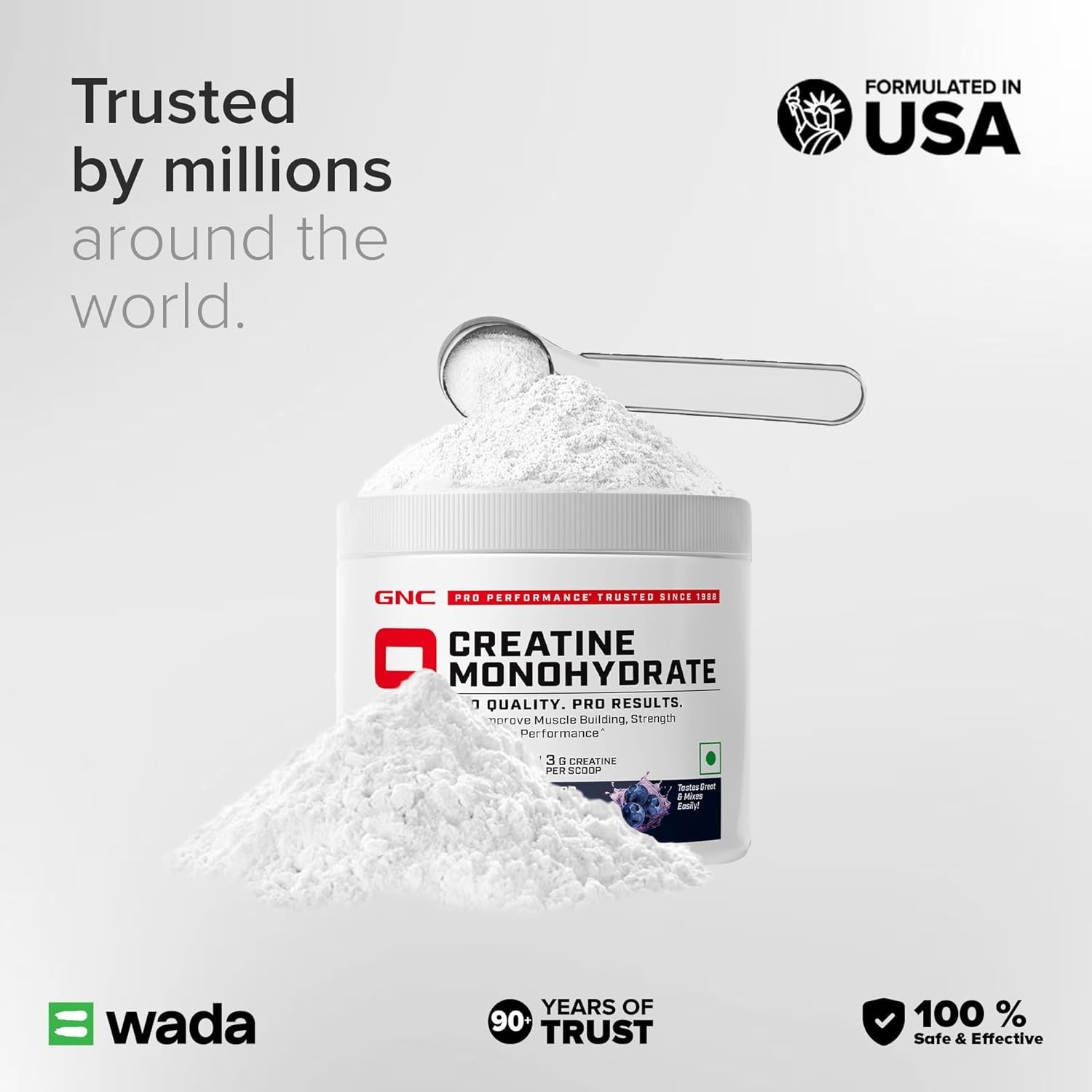 GNC Pro Performance Creatine Monohydrate – 3000mg Creatine Per Scoop | (250gm)