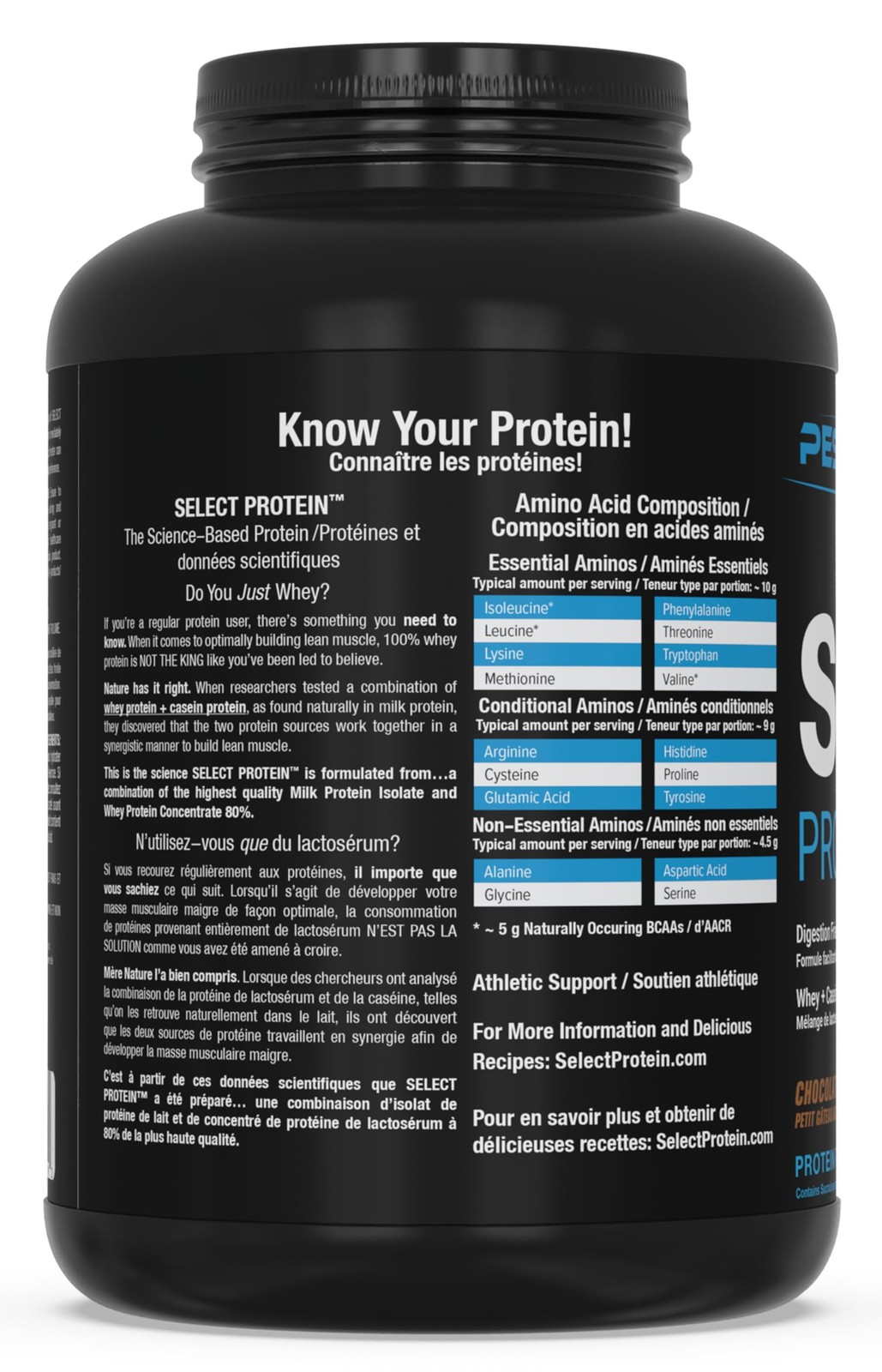 PEScience Select Protein Powder, Whey and Casein 55 Servings (Pack of 1)