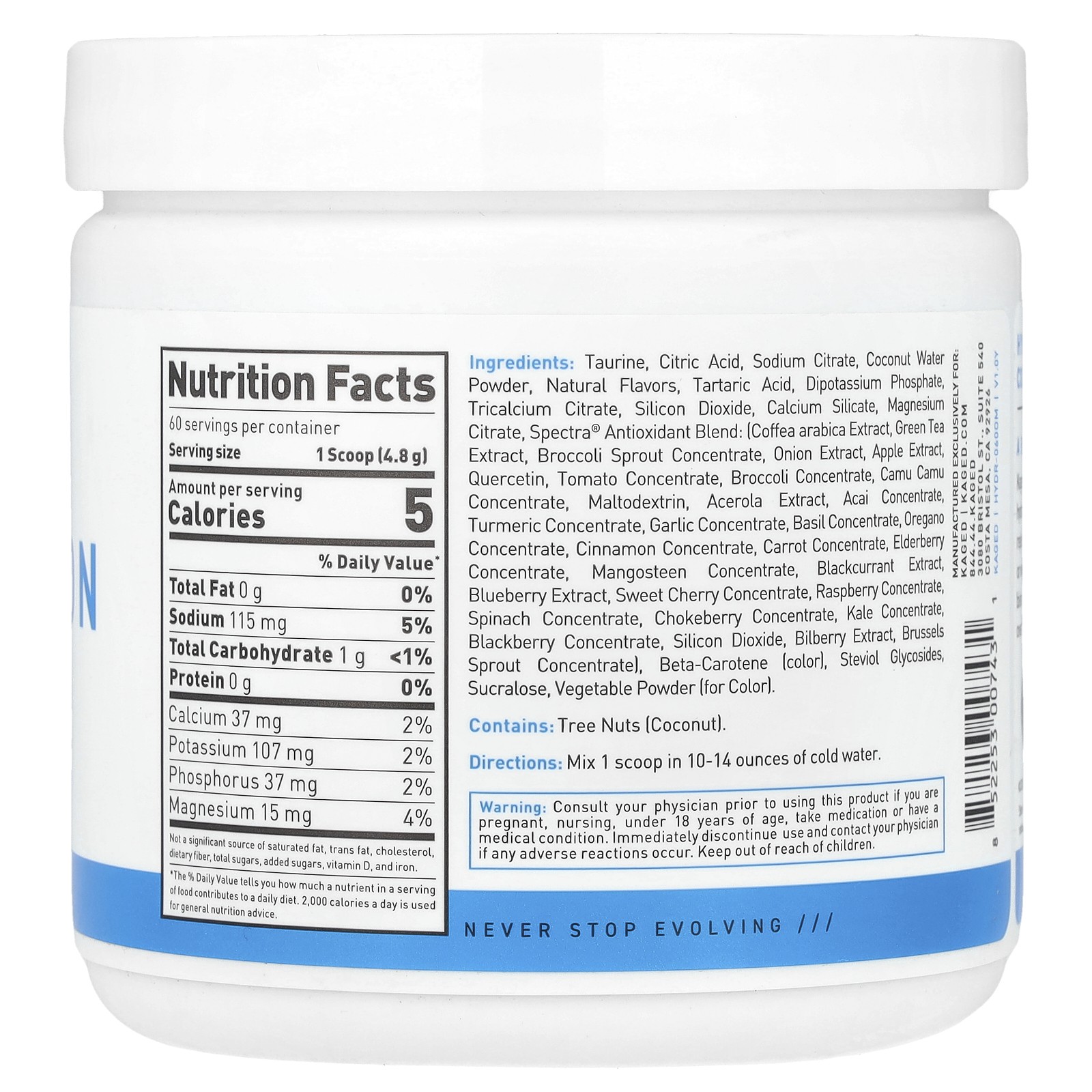 Hydra-Charge, Orange Mango, 10.16 oz (288 g)