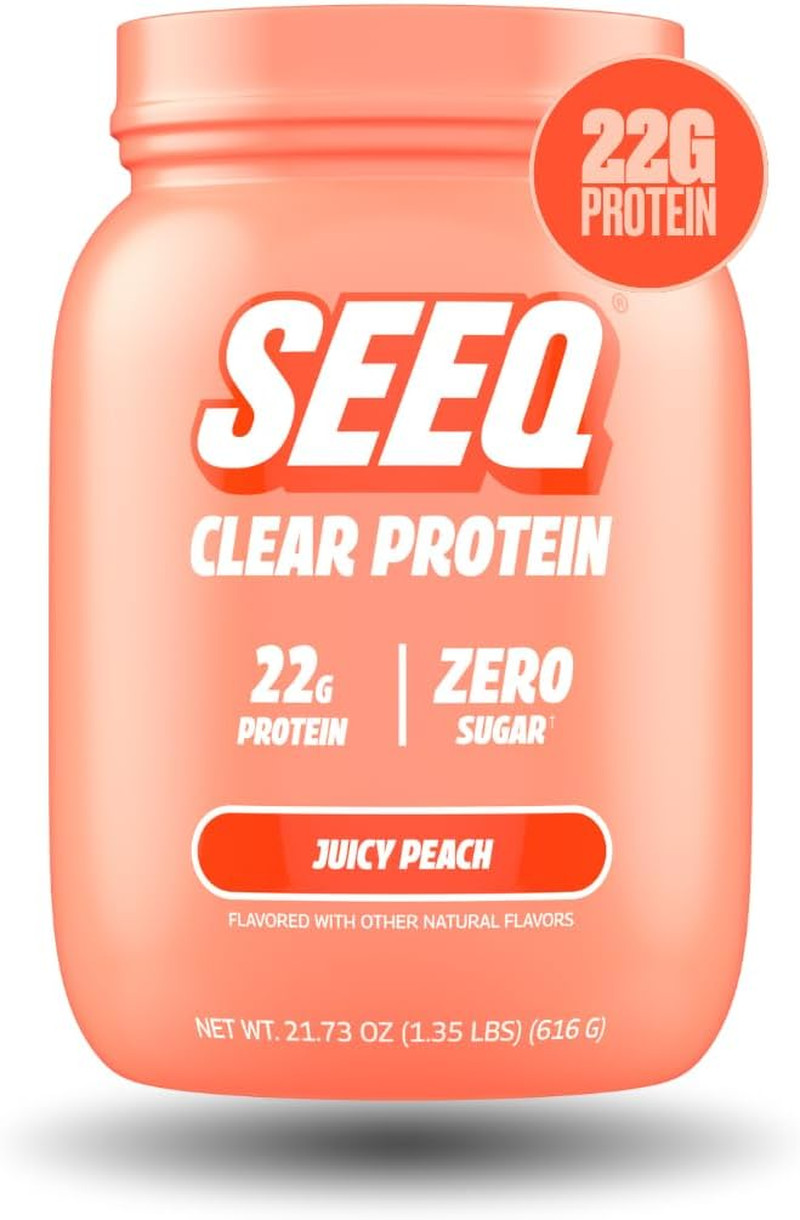 Clear Protein Powder – Juicy Peach – 22 Servings – 22G Clear Whey Protein Isolat