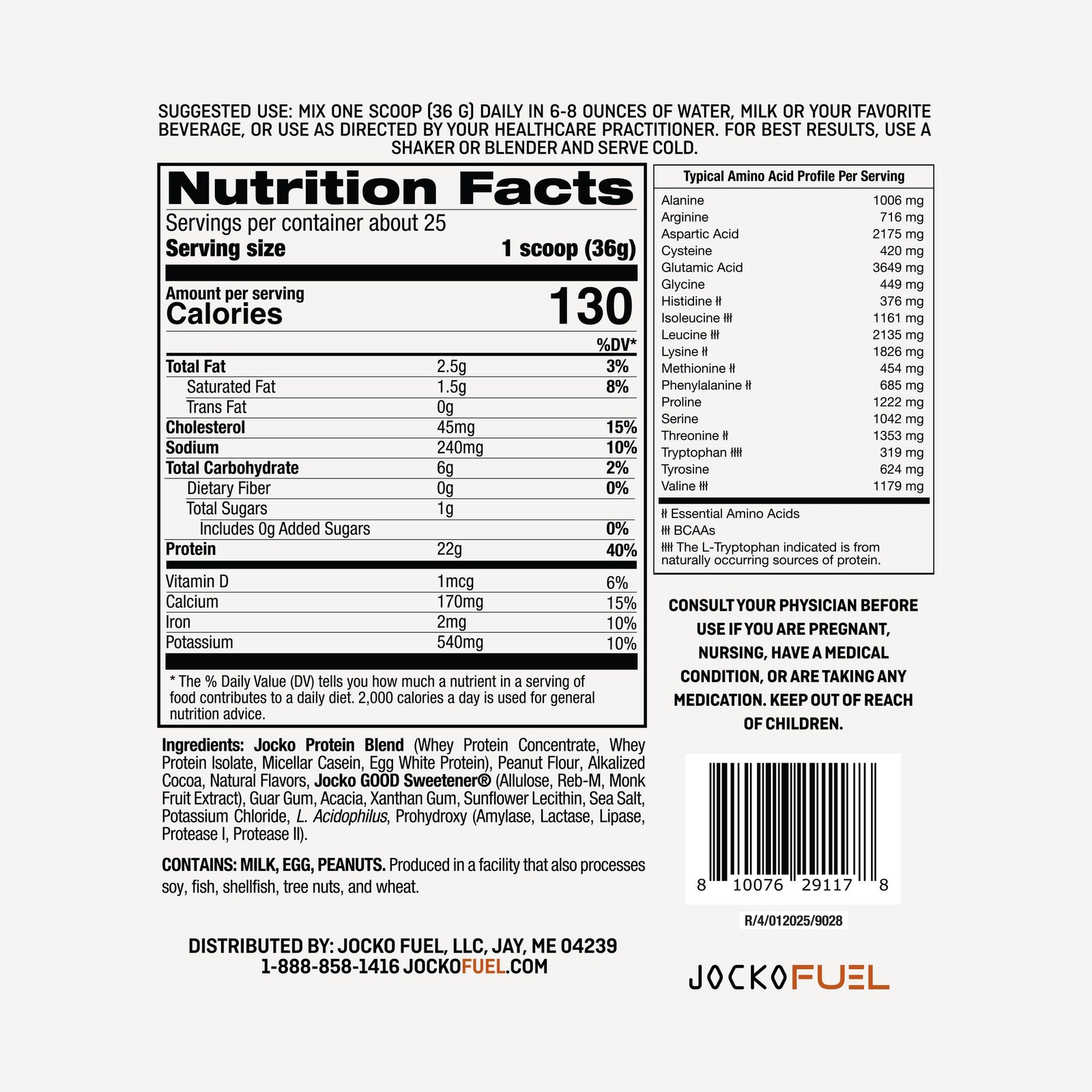 Mölk Whey Protein Powder 22g Low Sugar Monk Fruit Blend – Muscle Recovery & G…