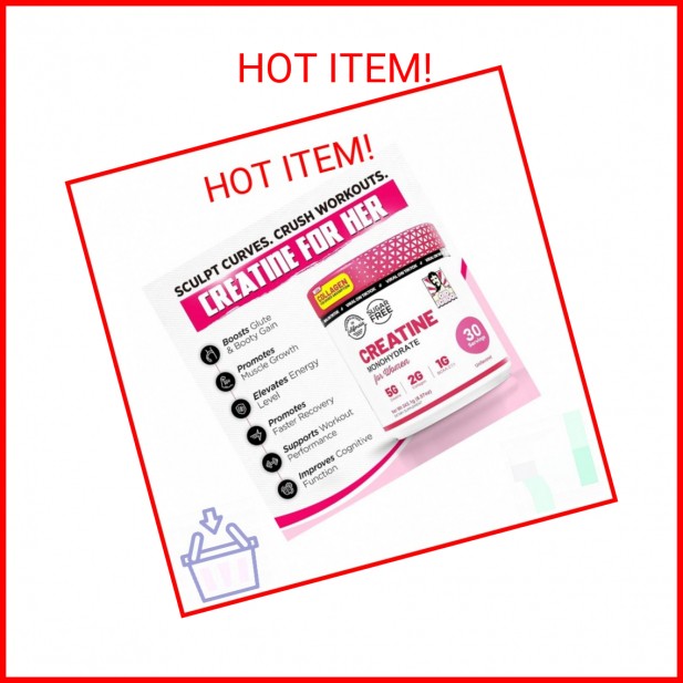 Old School Labs Creatine for Women – Post-Workout Supplement with 5000mg Creatin