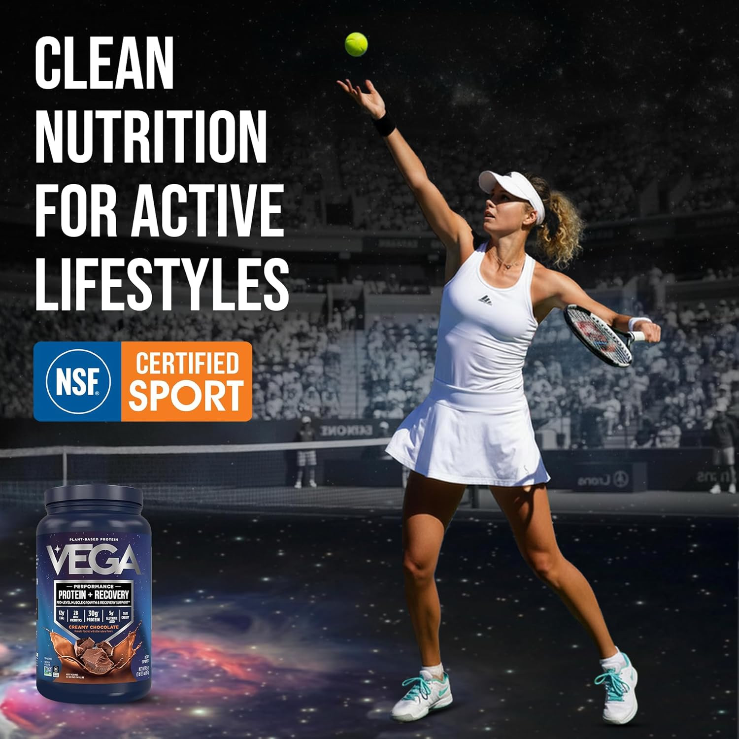 Protein + Recovery, Chocolate – 30G n Protein, Dairy & Gluten Free, Probiotics,