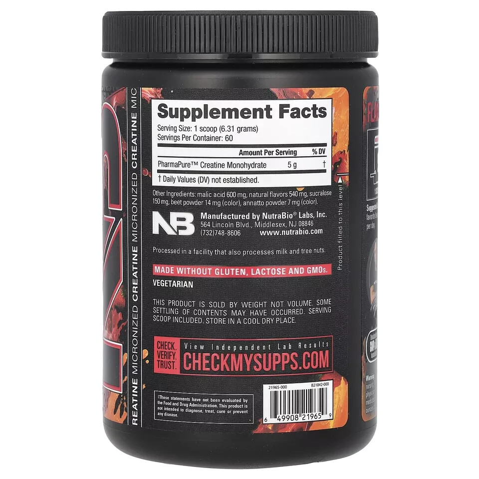 Micronized Creatine Burst, CITRUS PUNCH FLAVOR, 0.83 lb (379 g)