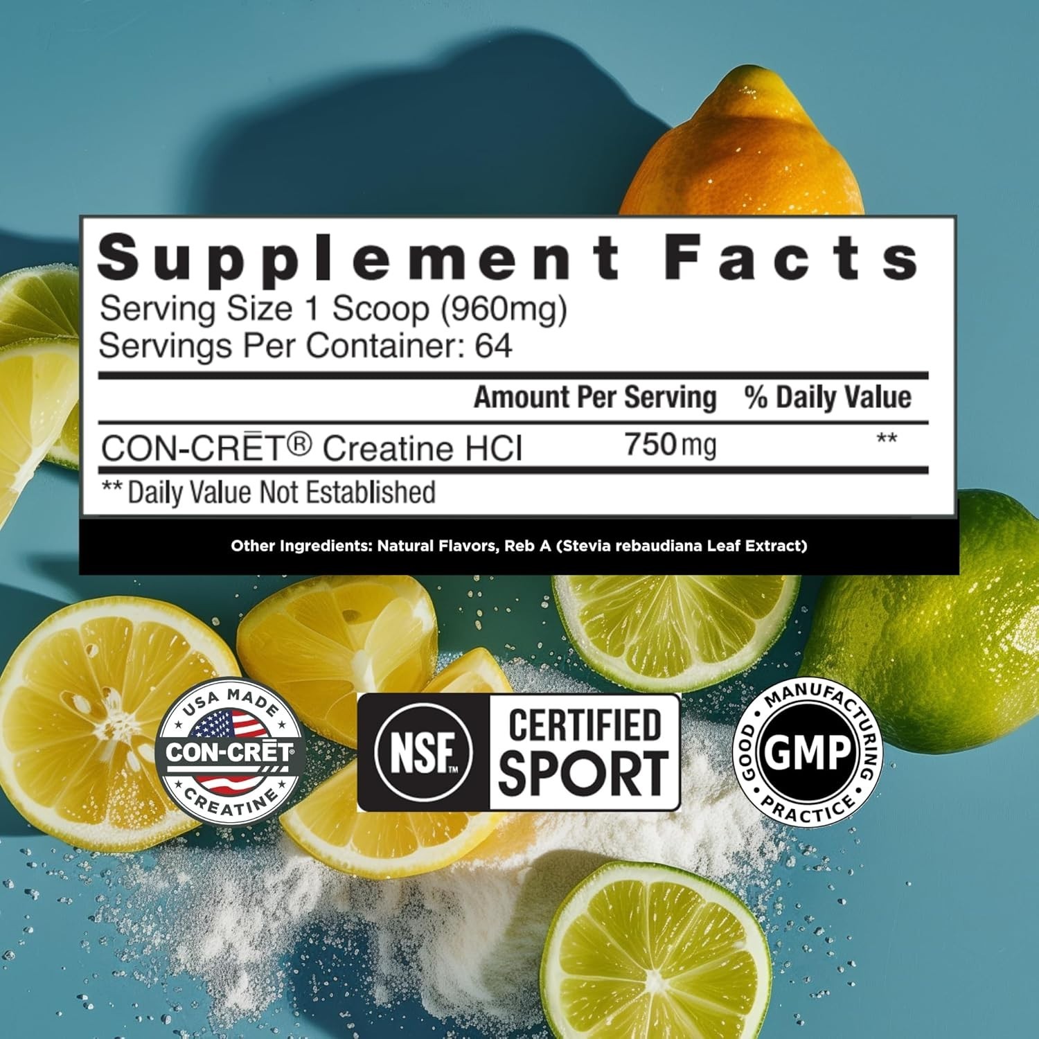 CON-CRET Creatine HCl Powder | Muscle Cognitive Cellular Energy Support | No …